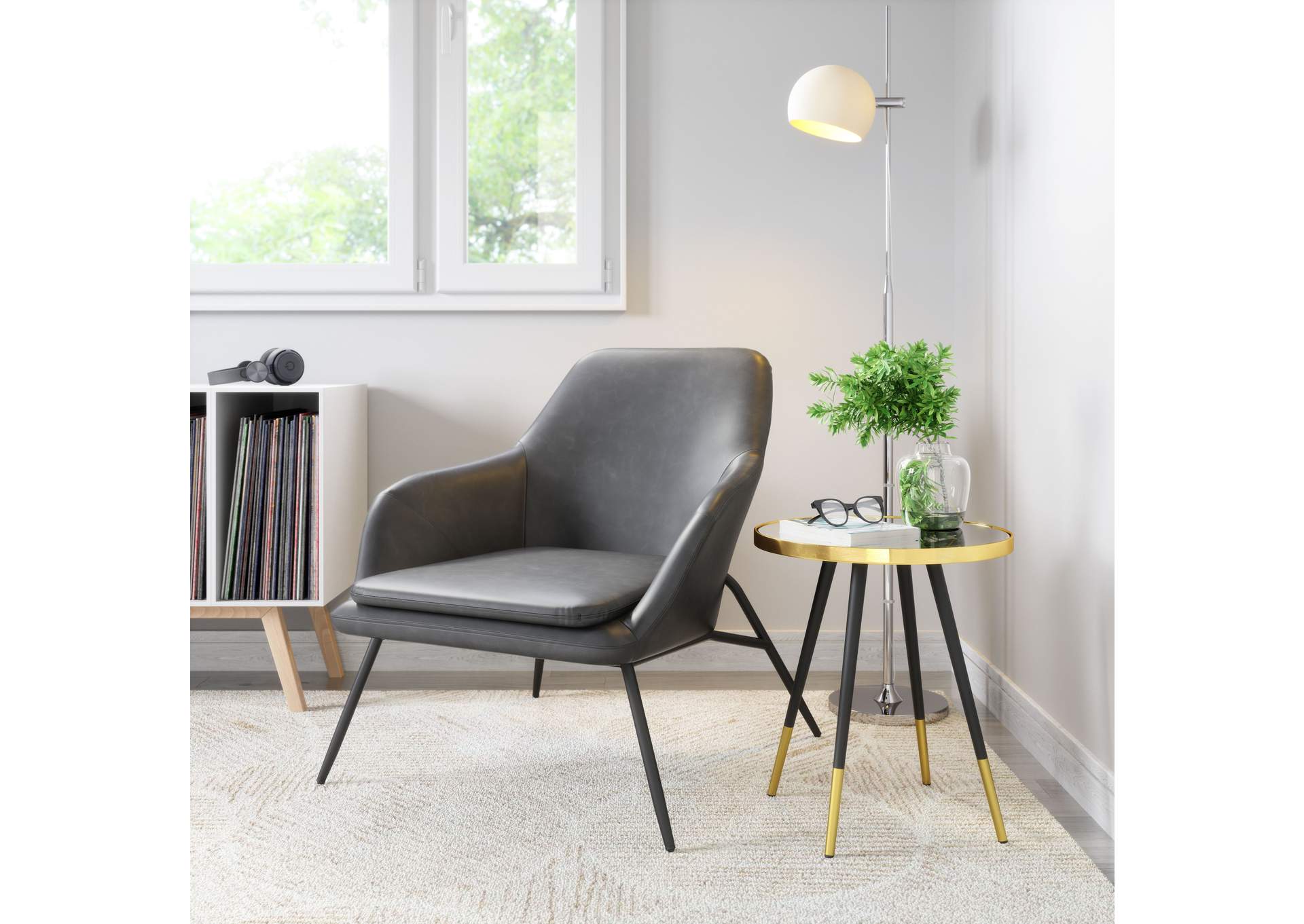 Manuel Accent Chair Gray image 1