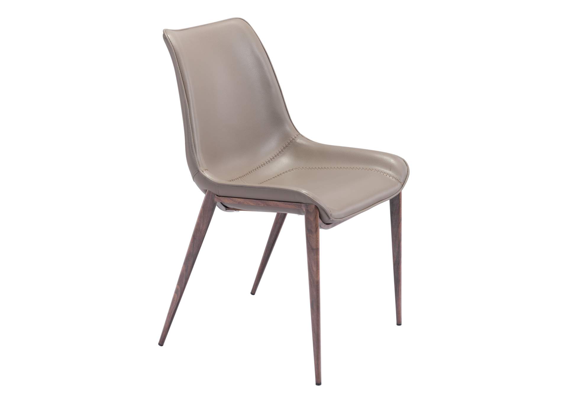 Magnus Dining Chair (Set Of 2) Brown & Walnut image 5
