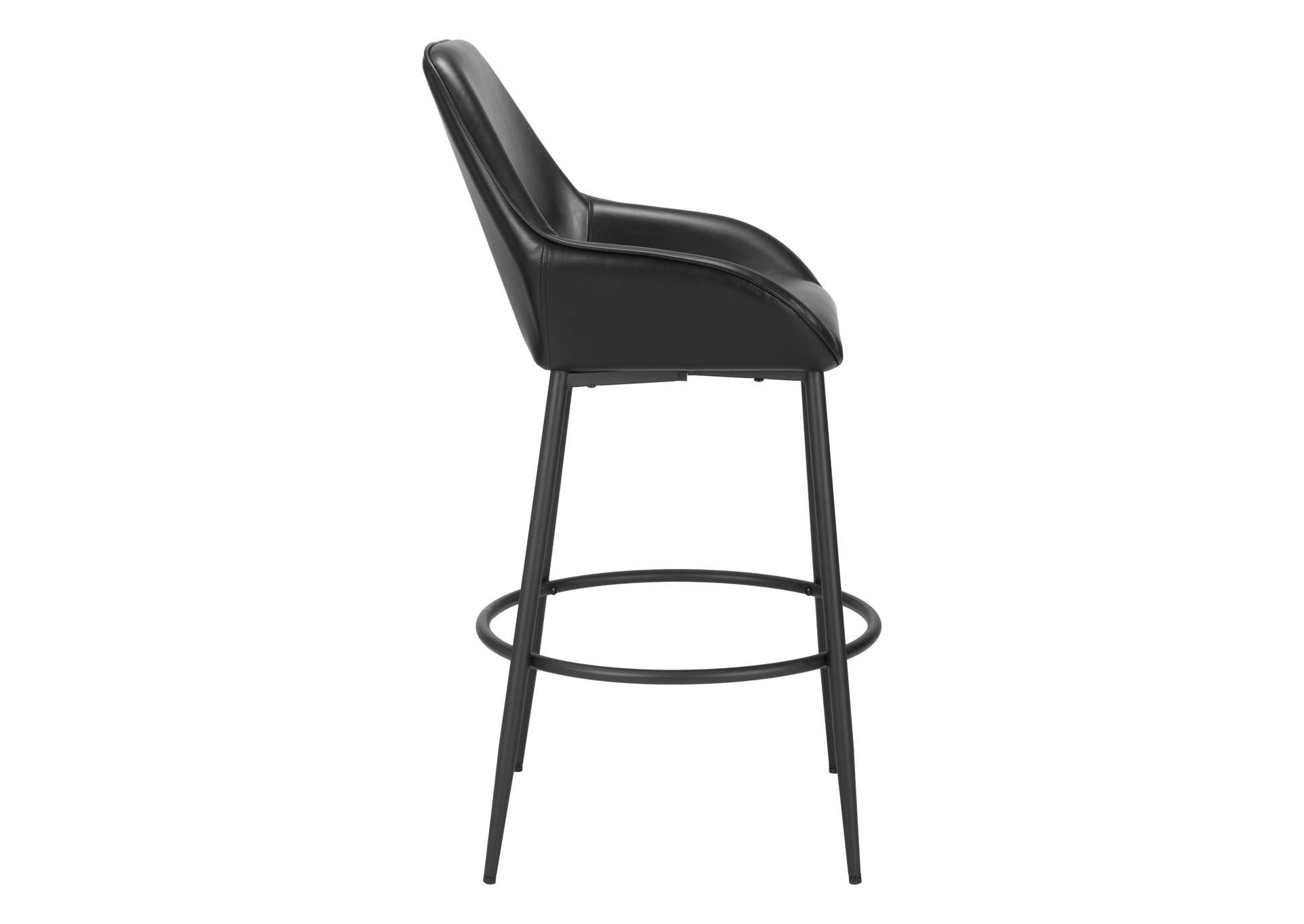 Vila Barstool (Set Of 2) Black image 3