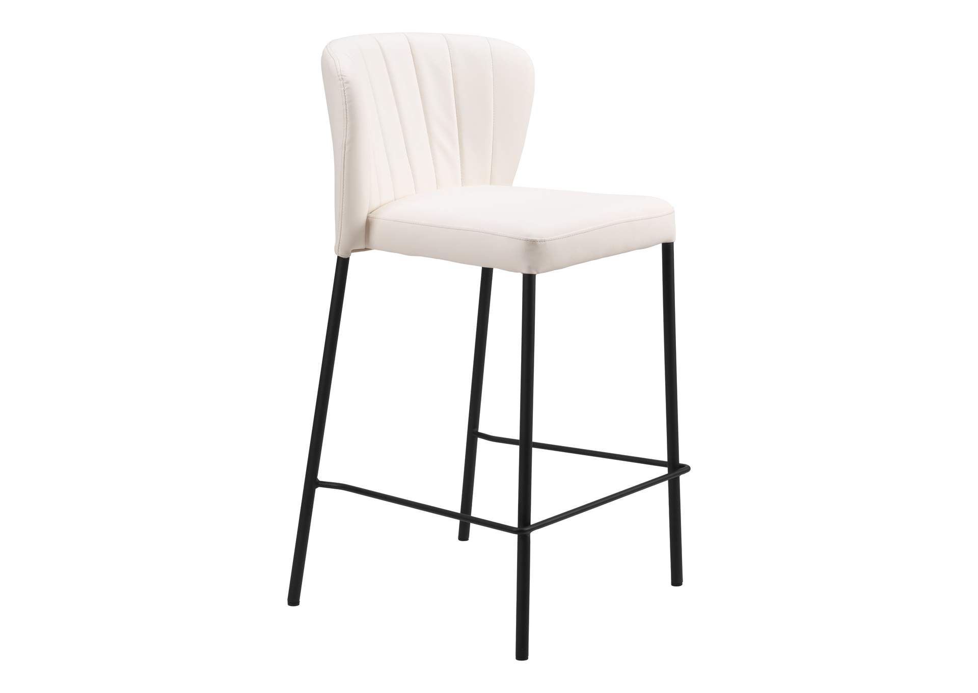 Linz Counter Stool (Set Of 2) Cream image 1