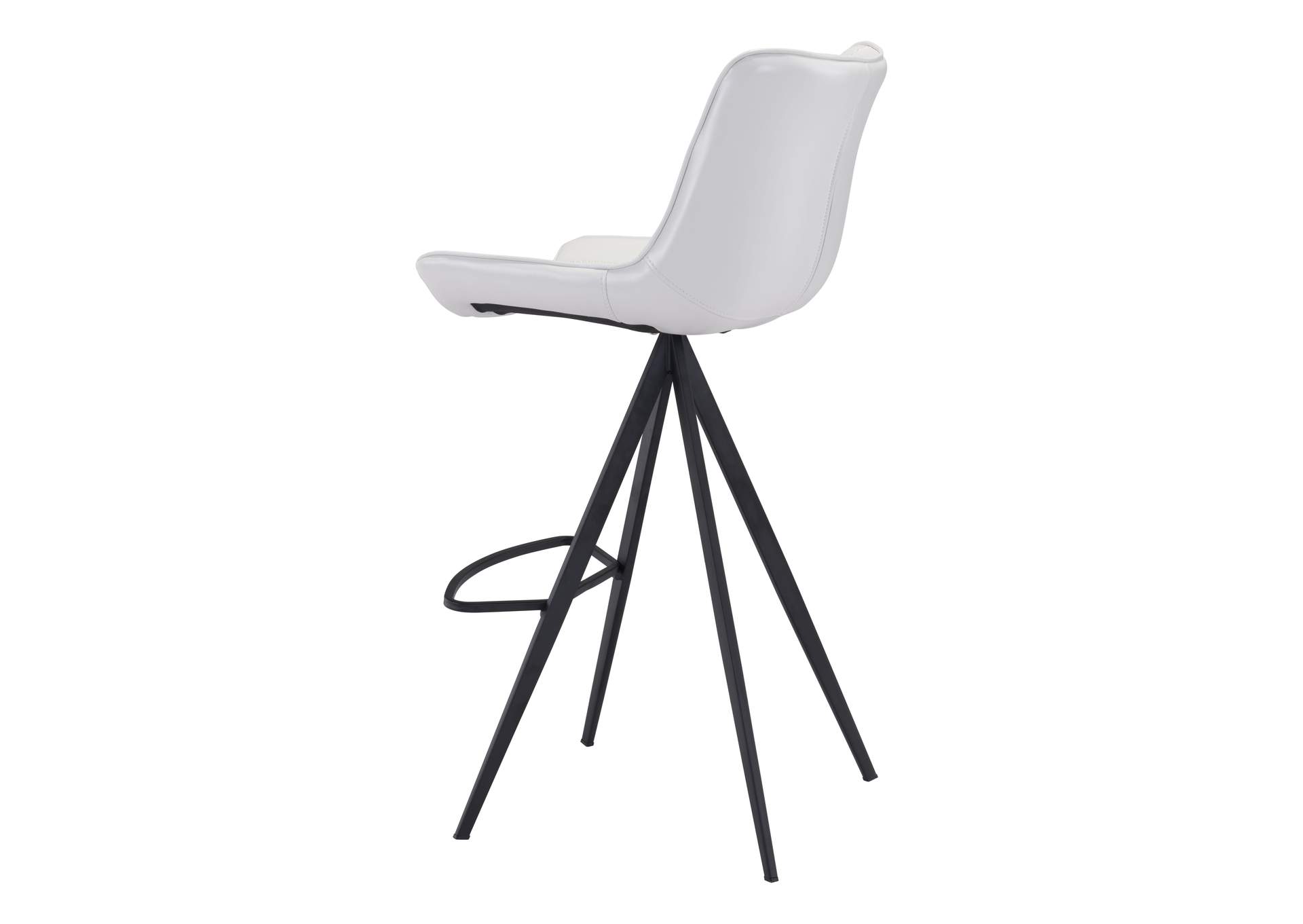 Aki Barstool (Set Of 2) White & Black image 7