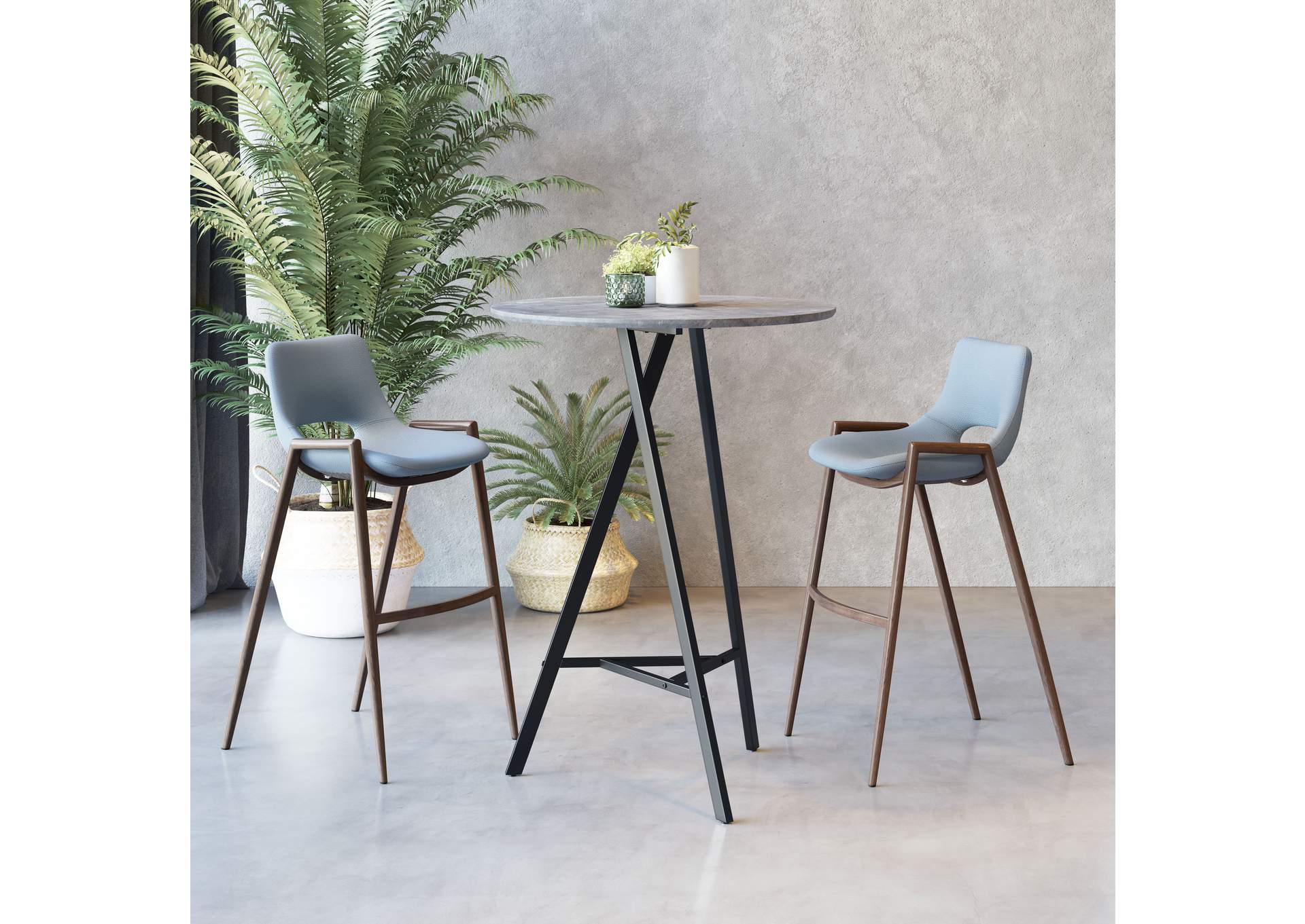 Metz Bar Table Gray image 1
