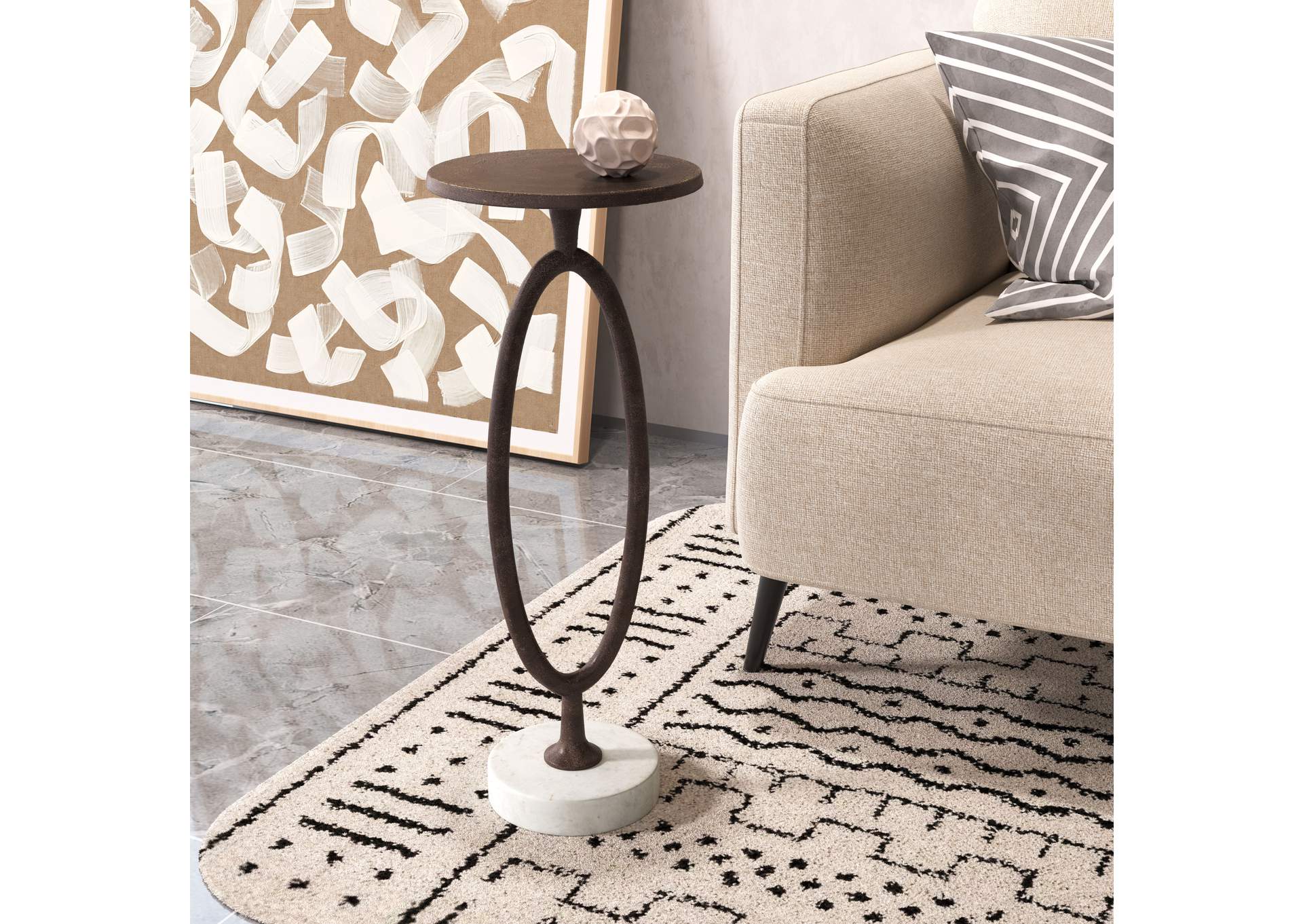 Bonita Accent Table Bronze image 1
