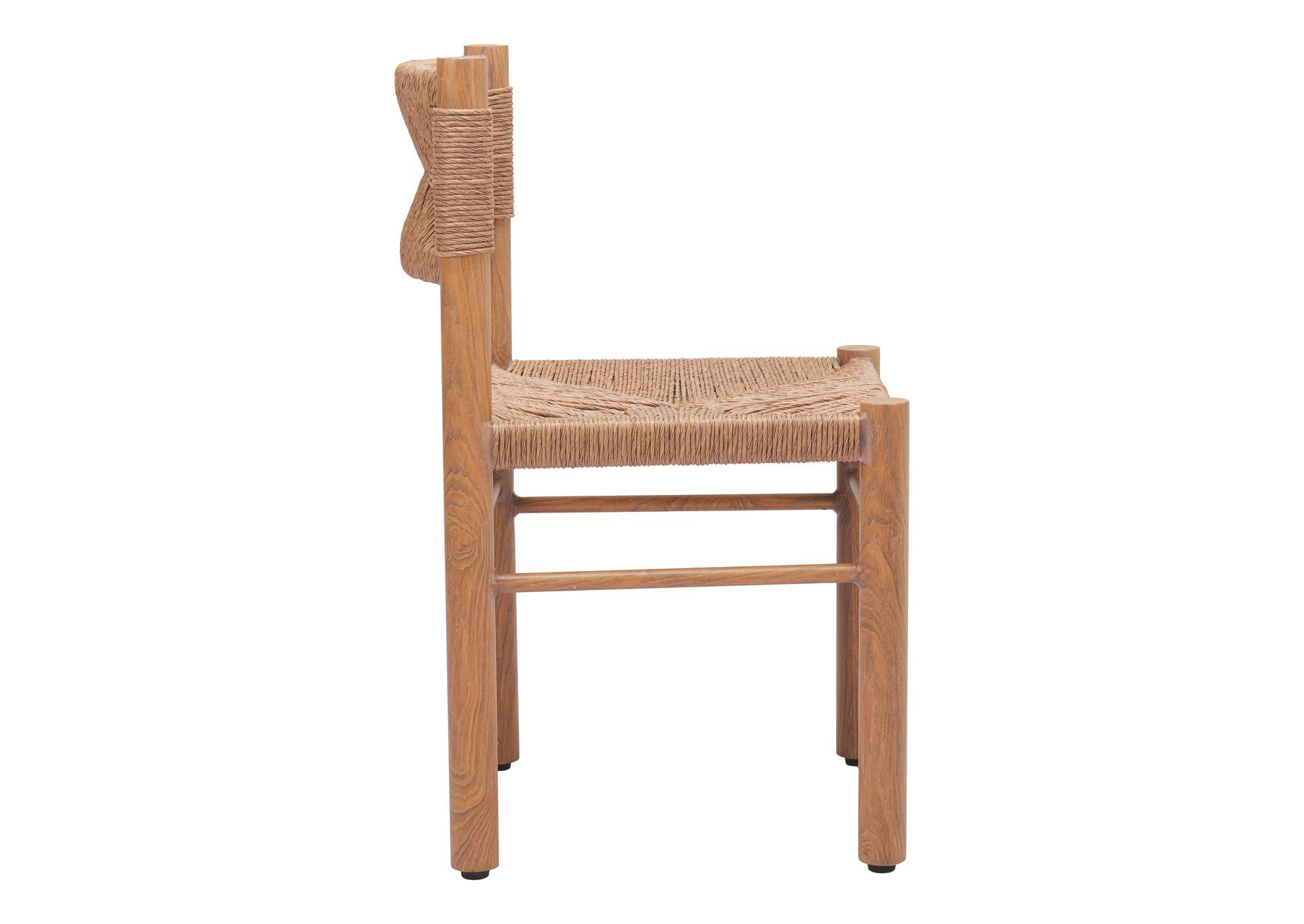 Iska Outdoor Dining Chair (Set Of 2) Natural image 6