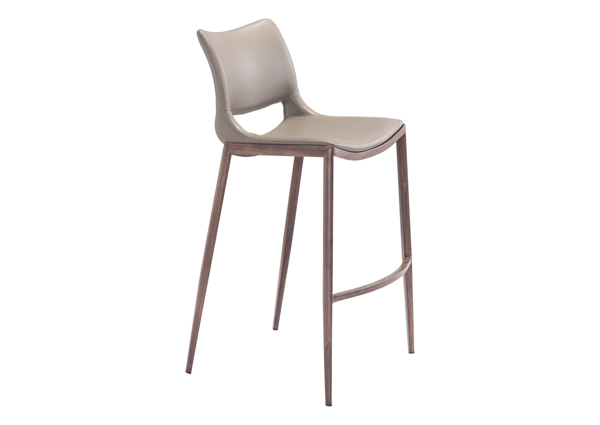 Ace Barstool (Set Of 2) Brown & Walnut image 6