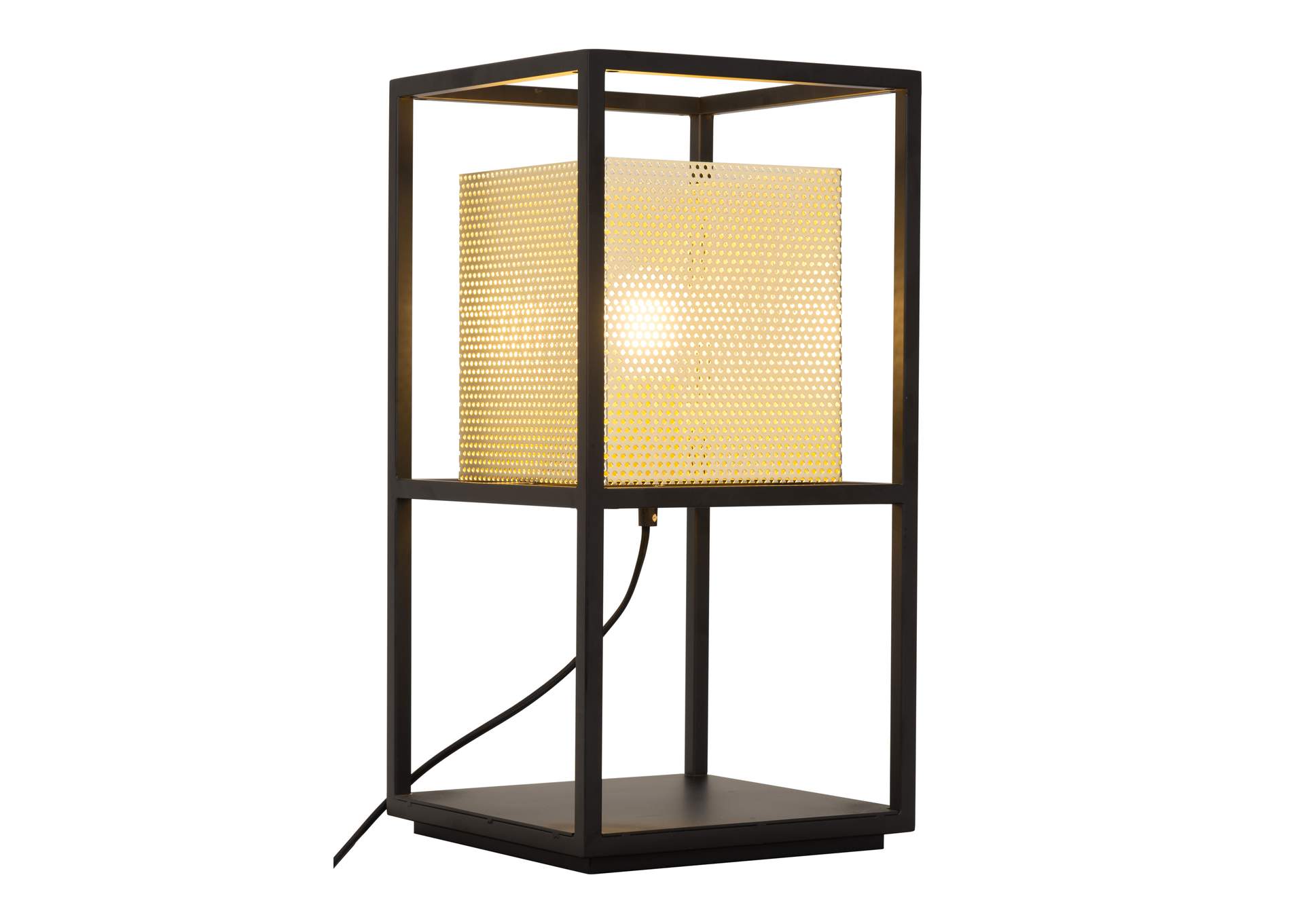 Yves Table Lamp Gold & Black image 3