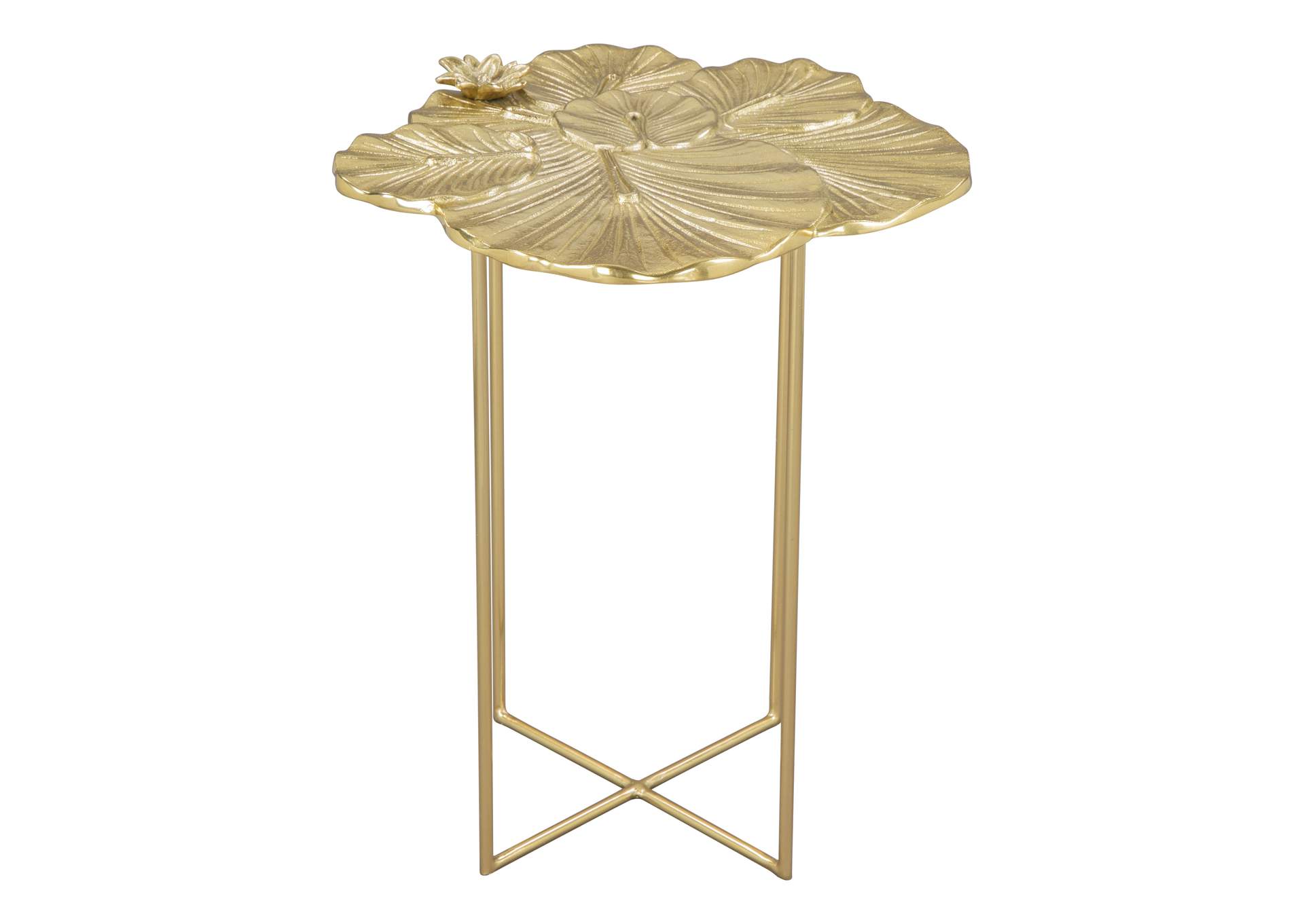 Lotus Side Table Gold image 4