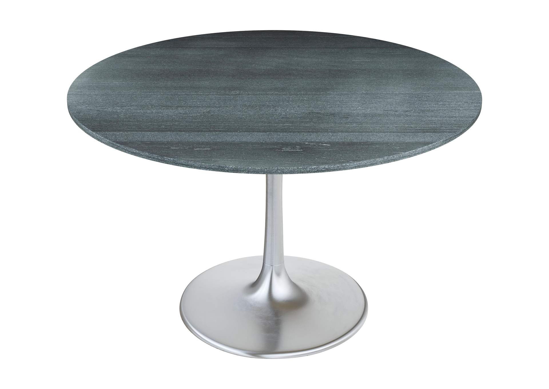 Metropolis Dining Table Gray & Silver image 5
