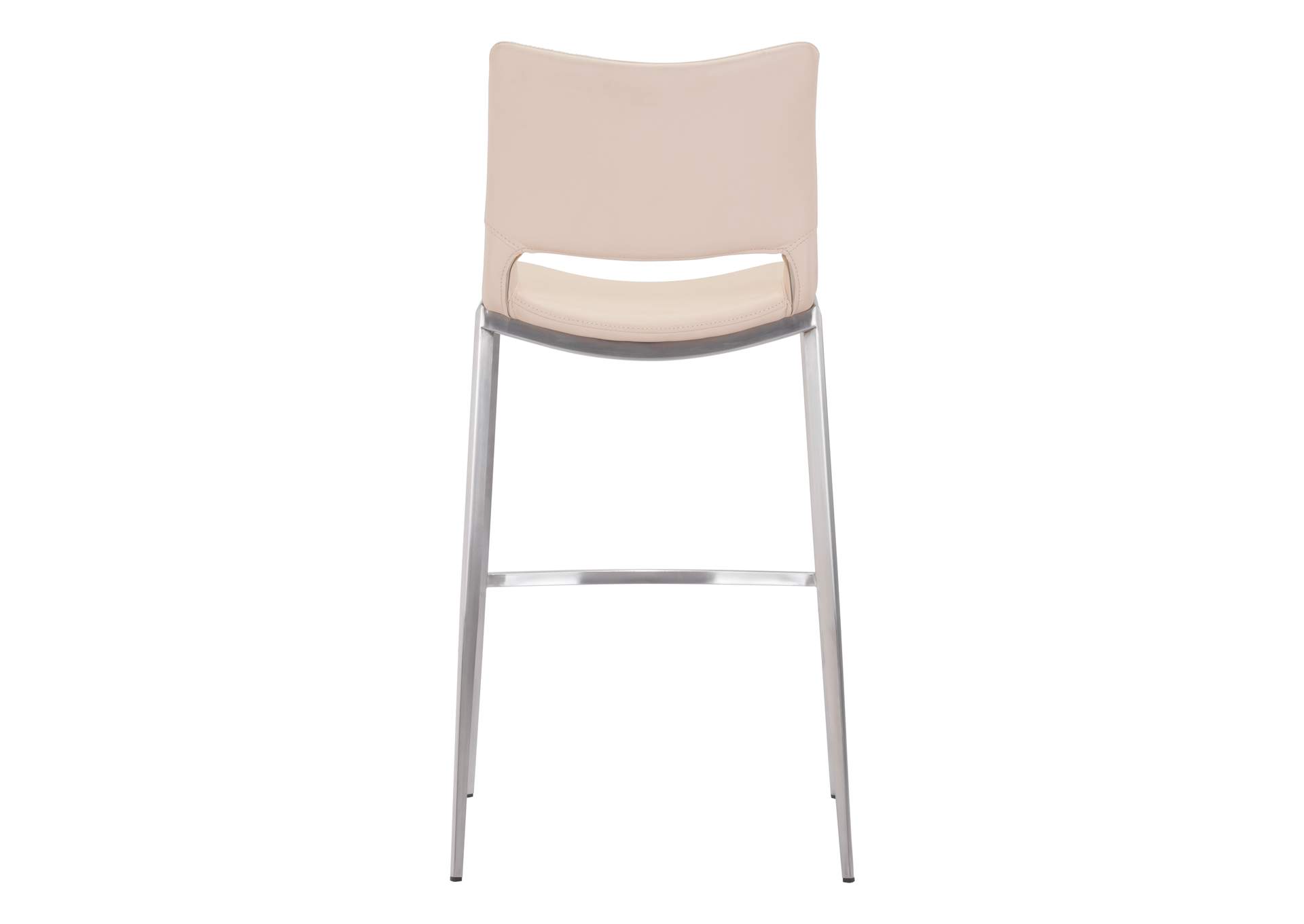 Ace Barstool (Set Of 2) Light Pink & Silver image 7