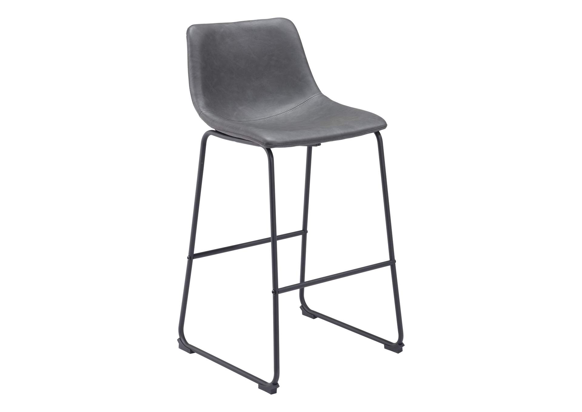 Smart Barstool (Set Of 2) Charcoal image 4