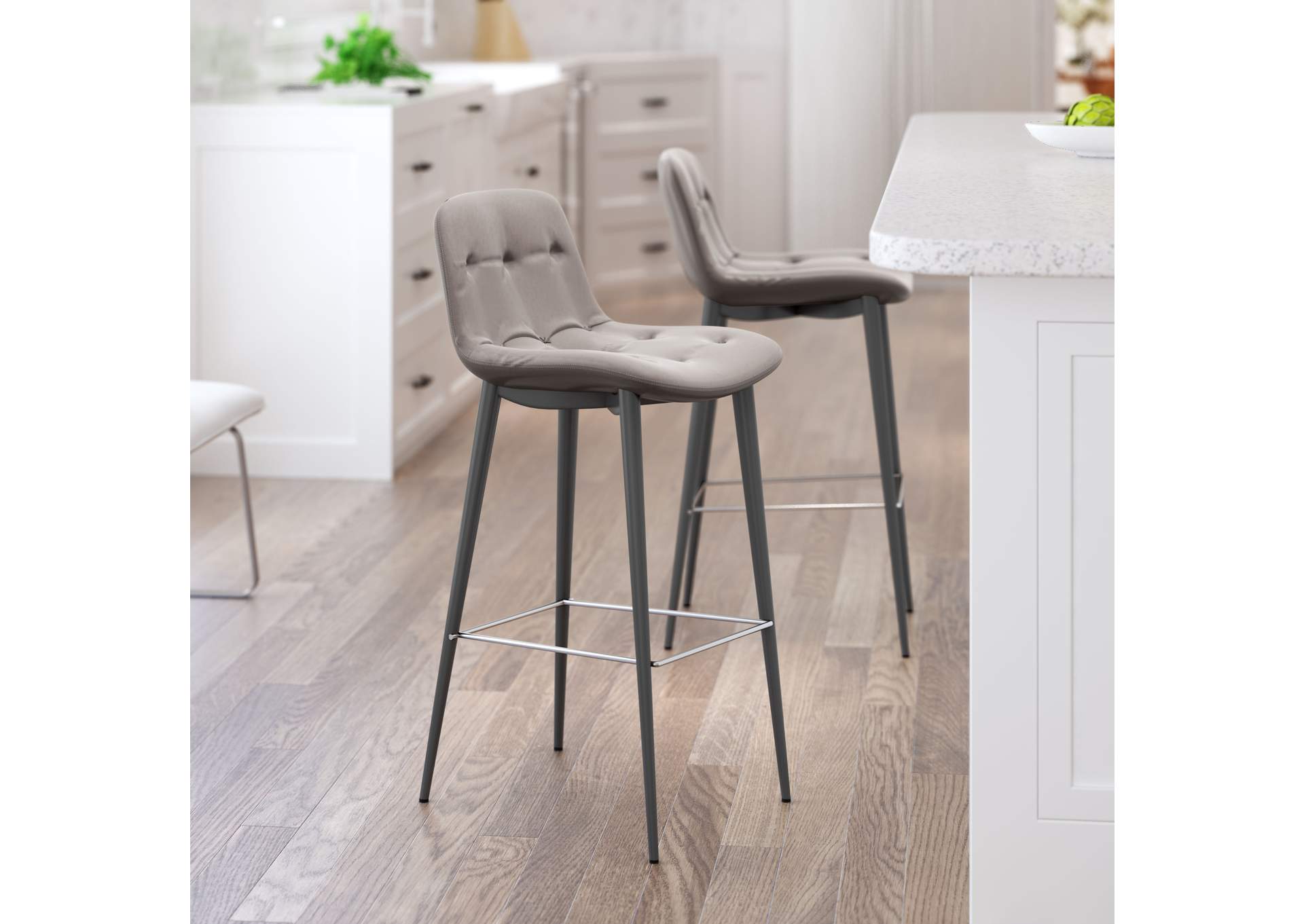 Tangiers Barstool (Set Of 2) Taupe image 1