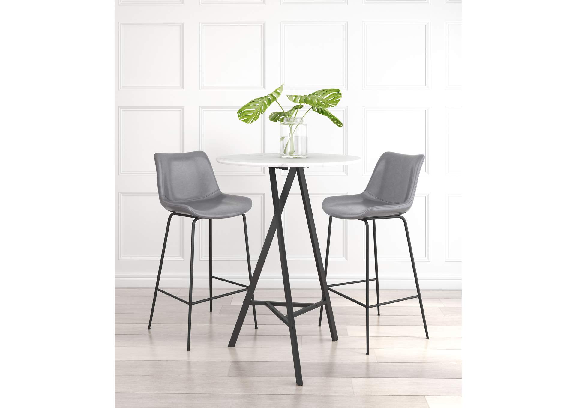 Byron Barstool Gray image 3