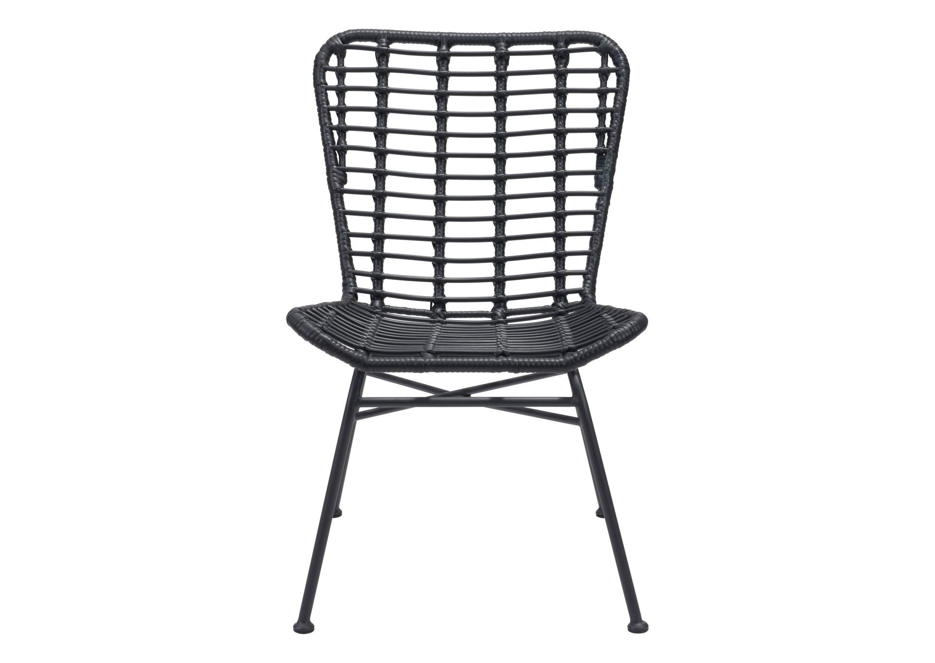 Lorena Outdoor Dining Chair (Set Of 2) Black image 6