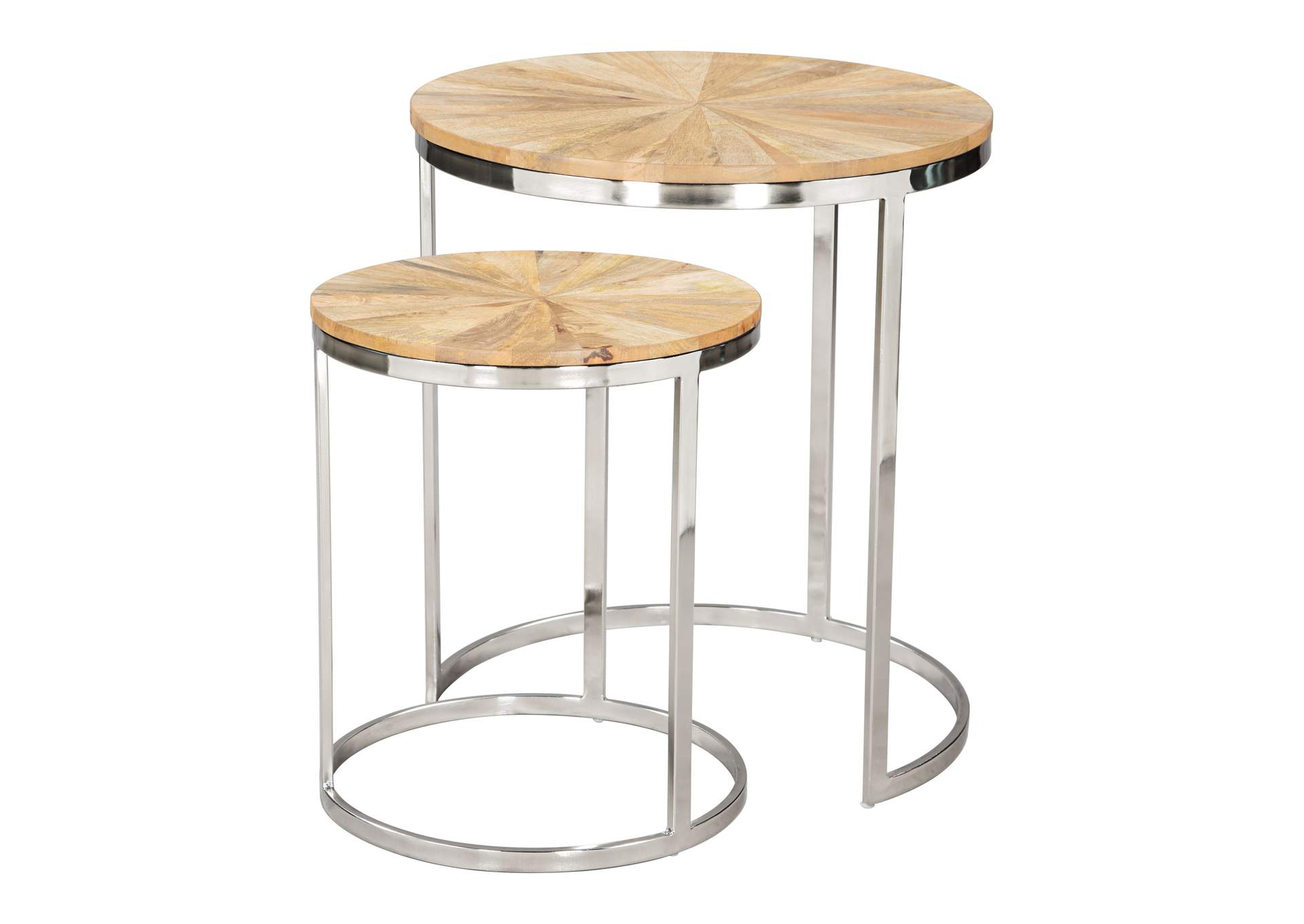 Bari Nesting Table Set (2-Piece) Natural image 4
