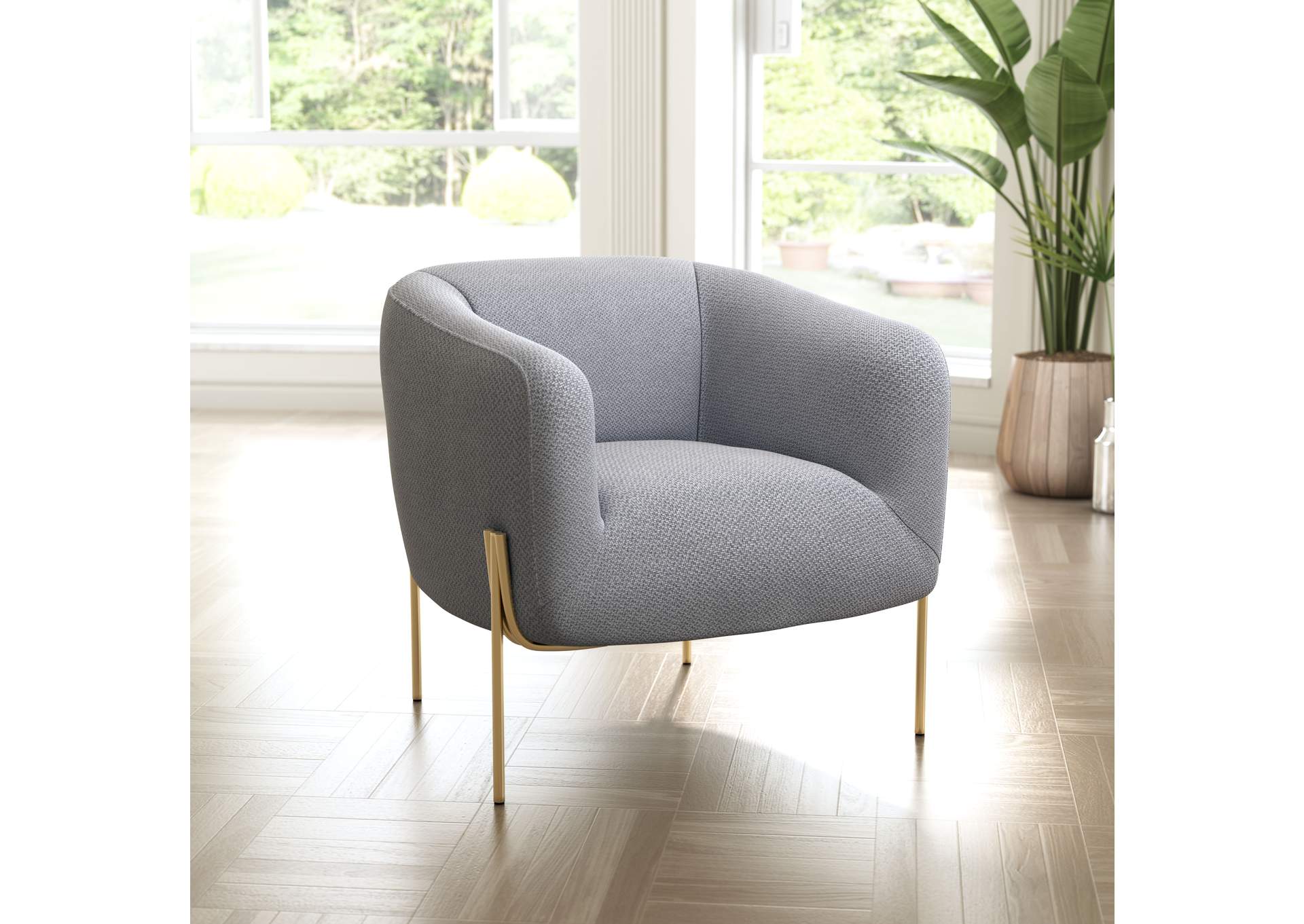 Micaela Armchair Gray image 1