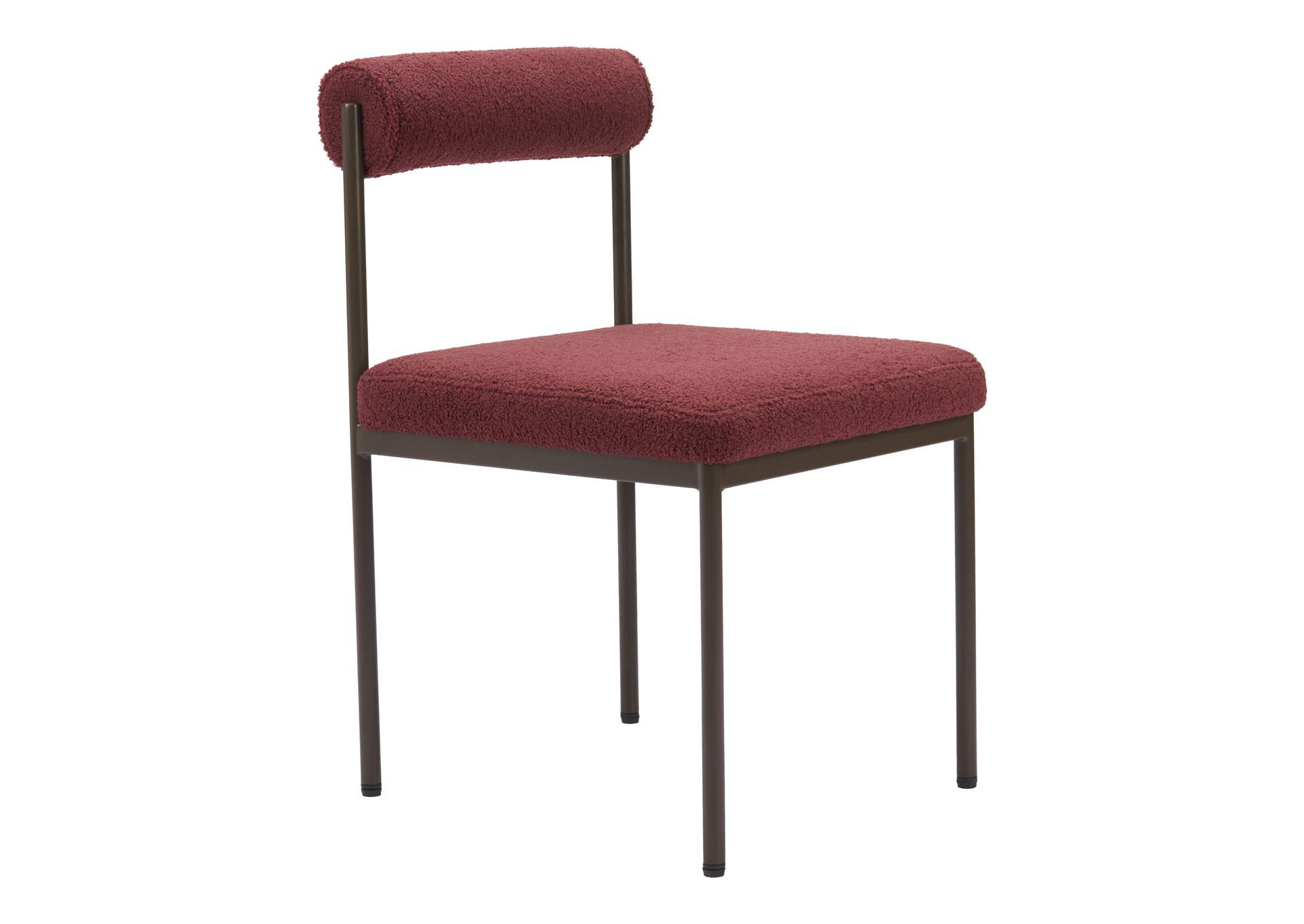 Livorno Dining Chair Red & Bronze image 1