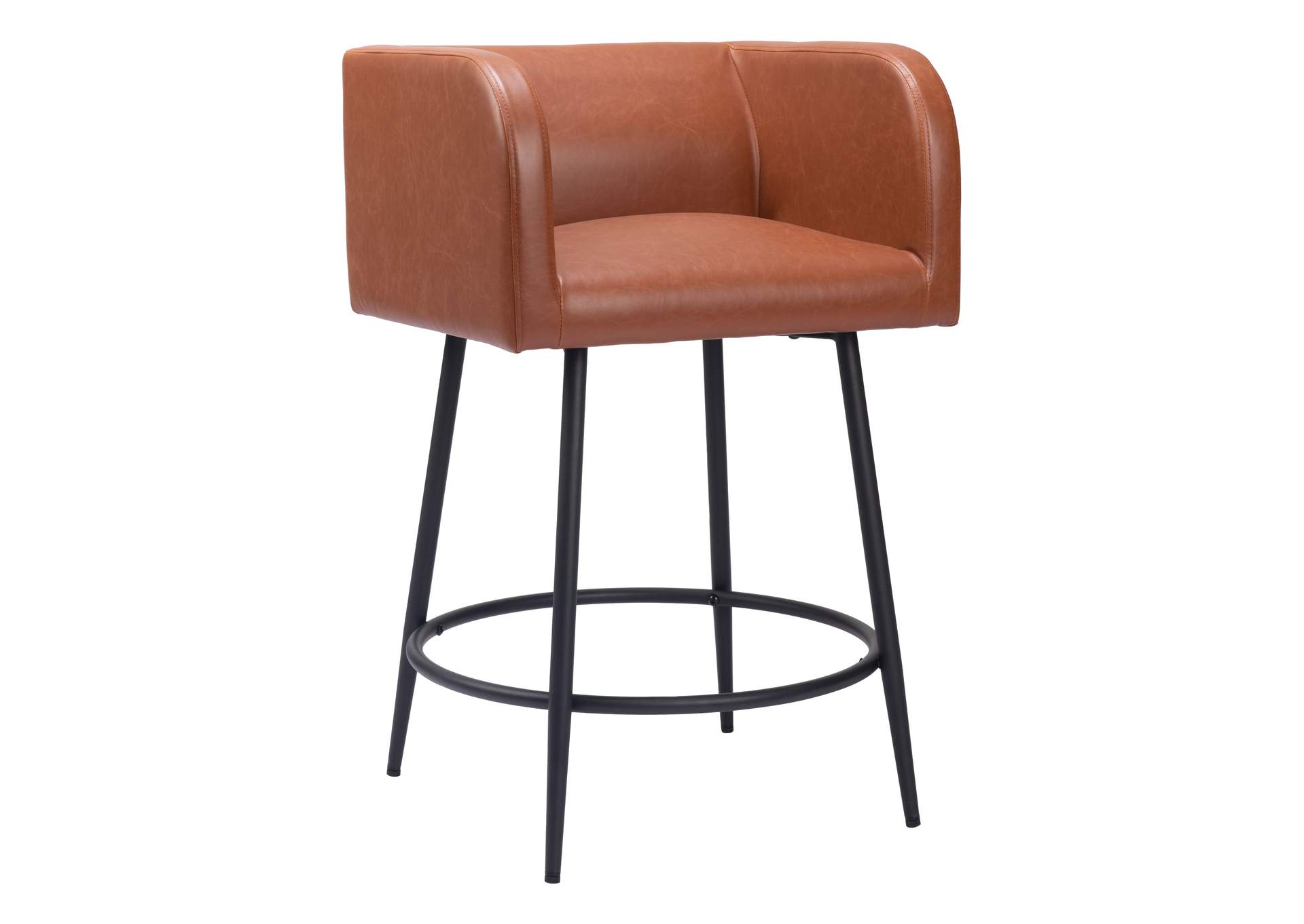 Horbat Counter Stool (Set Of 2) Brown image 1