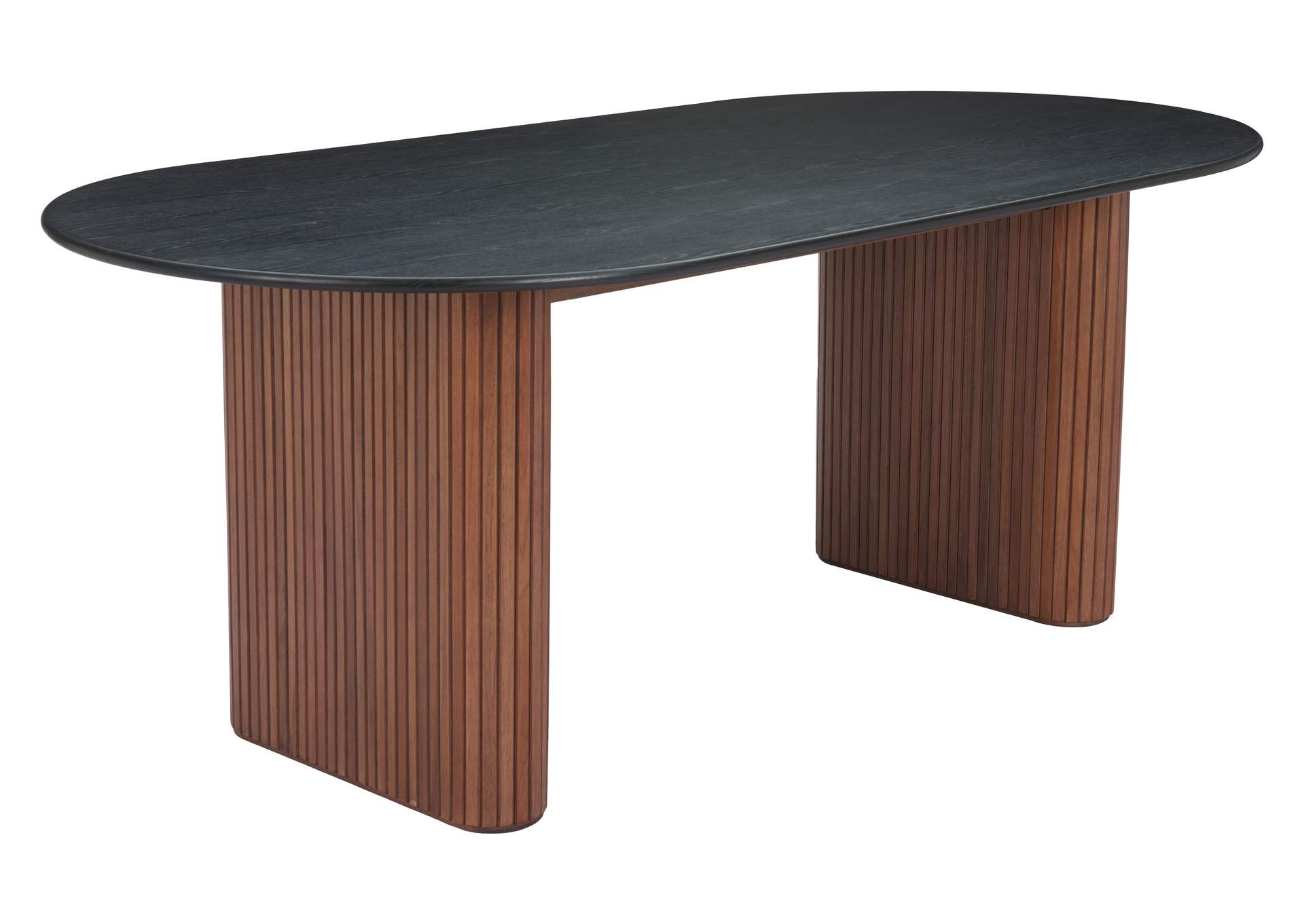 Lassig Dining Table Black & Walnut image 5