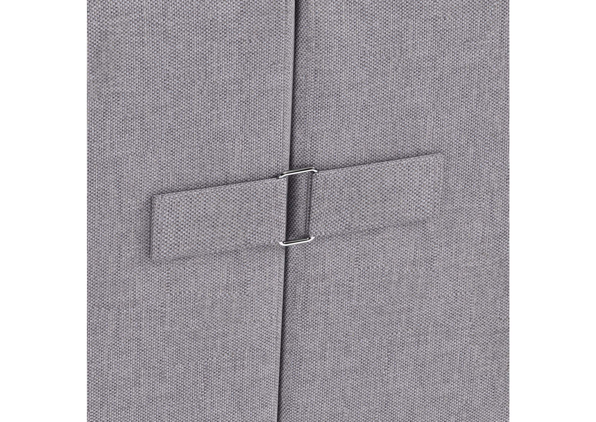 Luanda Outdoor Ottoman Gray image 8