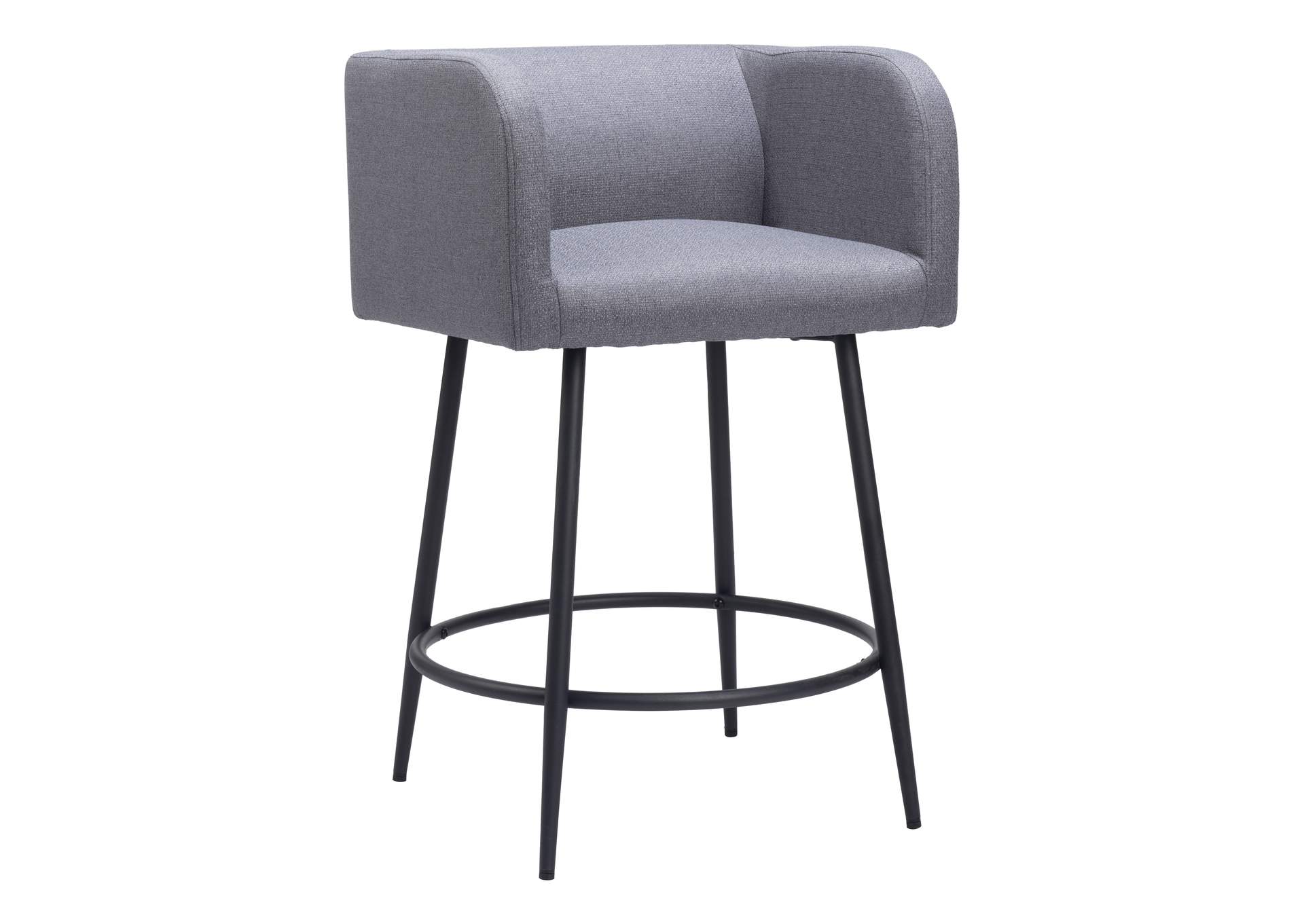 Horbat Counter Stool (Set Of 2) Gray image 1