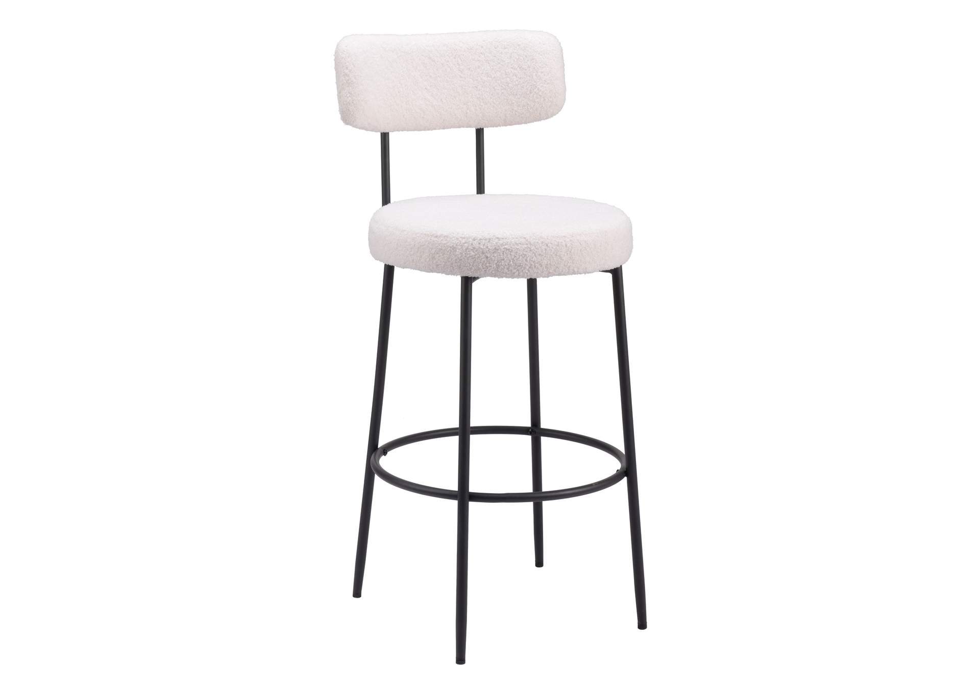 Blanca Barstool (Set Of 2) Ivory image 3