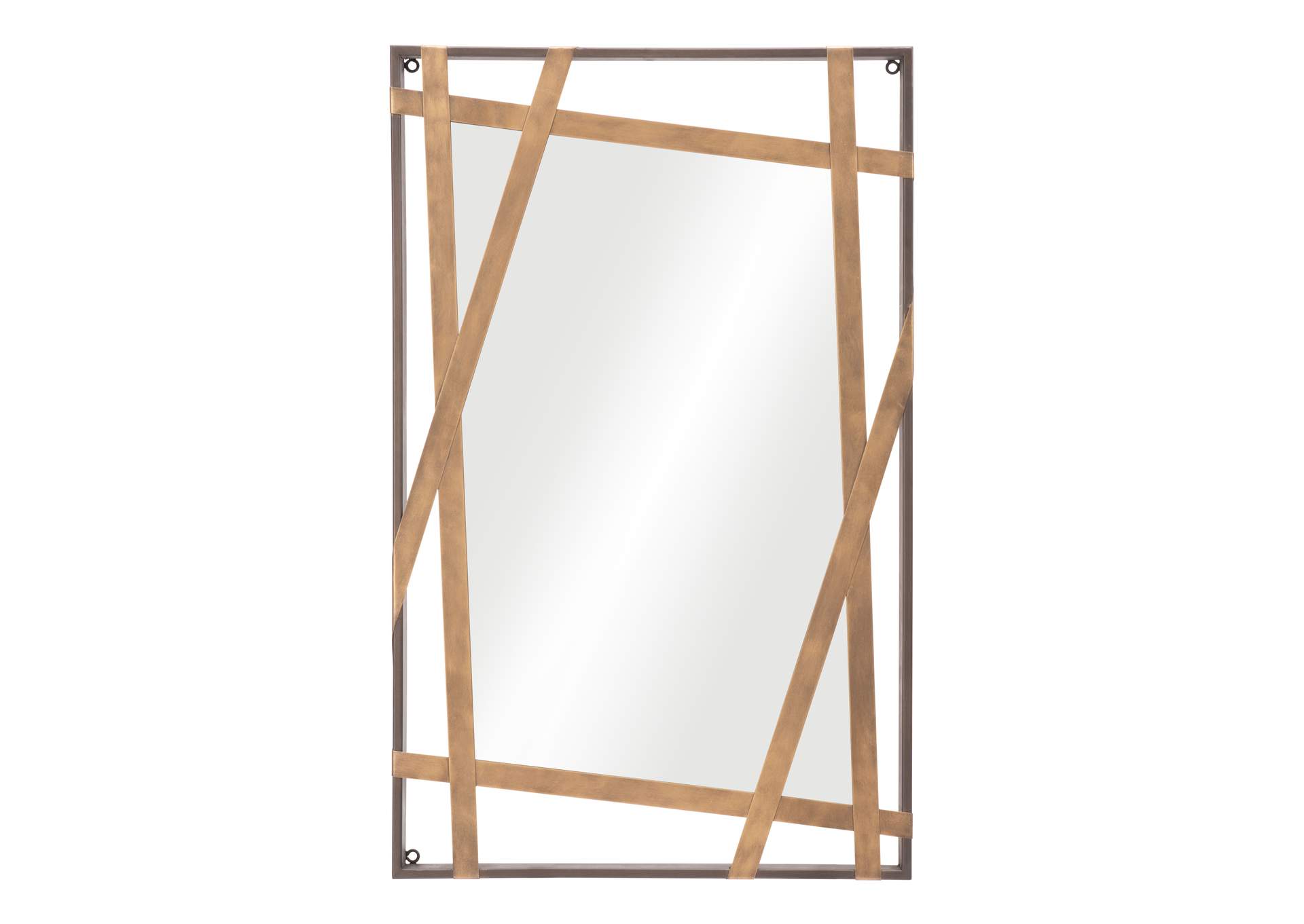 Tolix Mirror Antique Gold & Black image 4