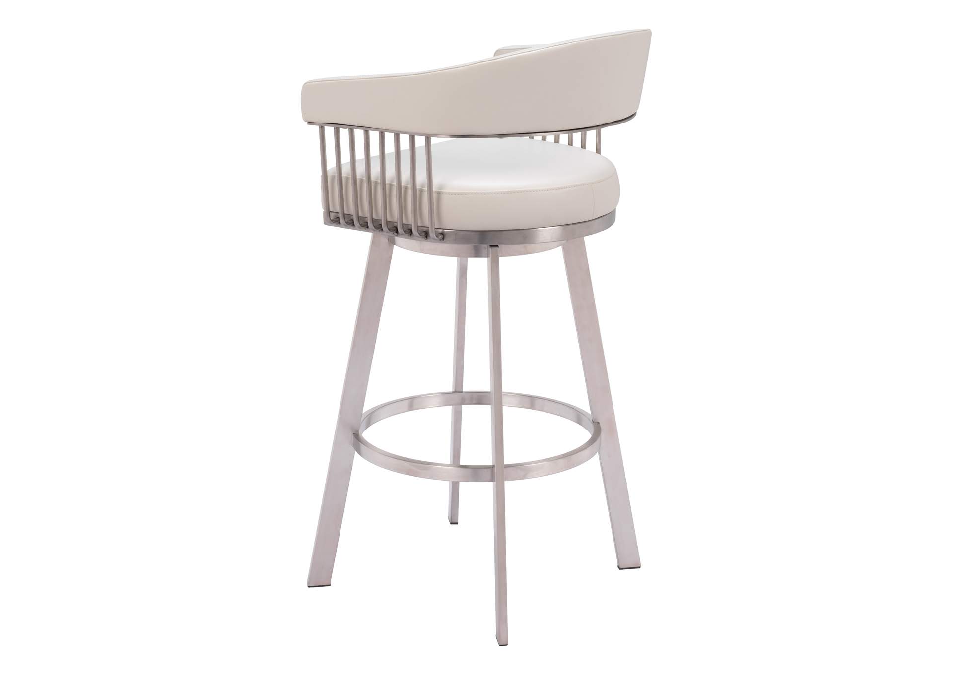 Bantry Swivel Barstool White image 6