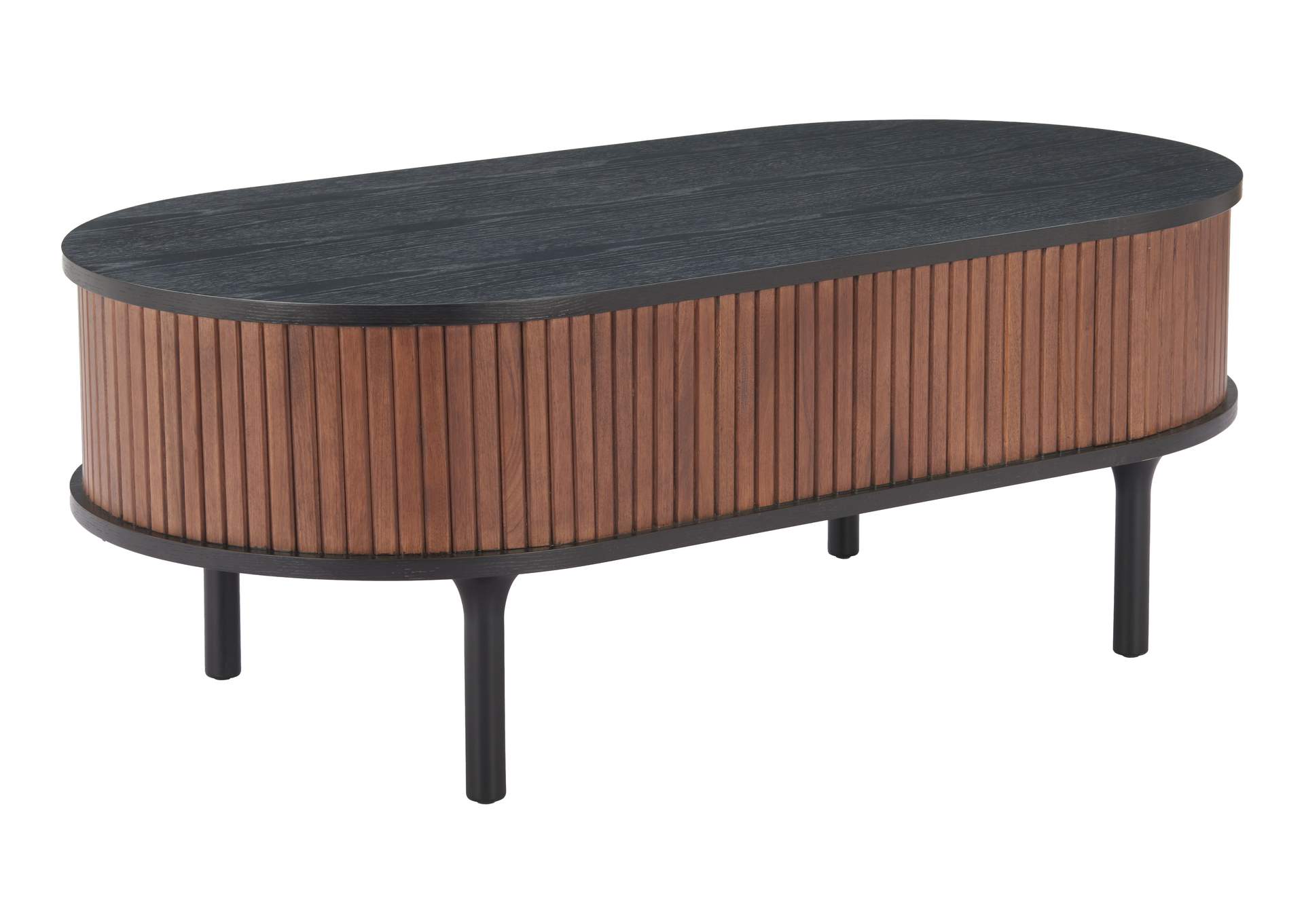 Koriana Coffee Table Black & Walnut image 6
