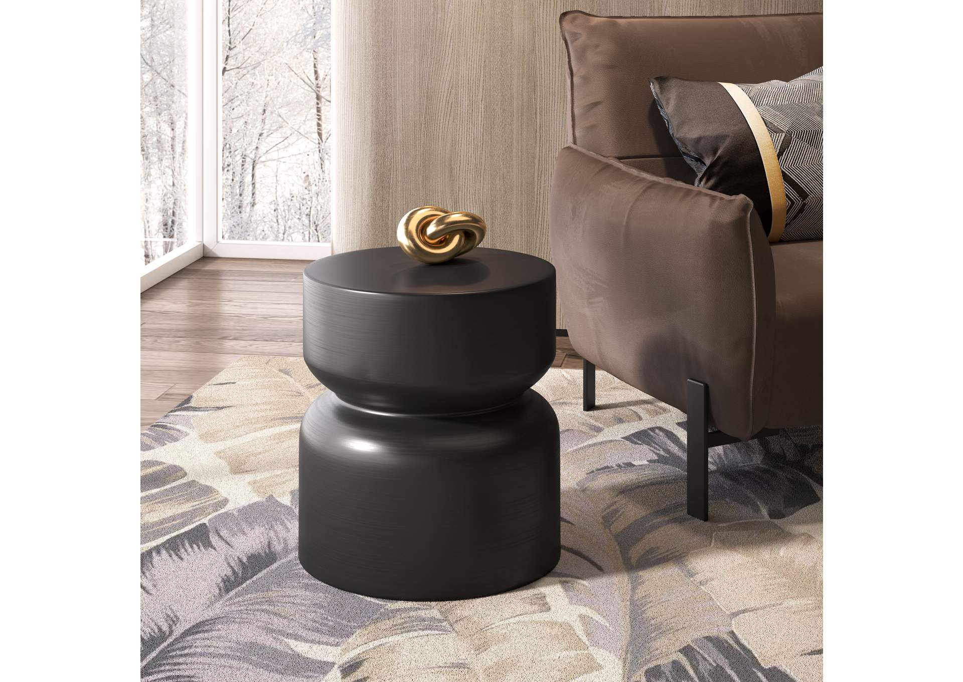 Busan Side Table Black image 1