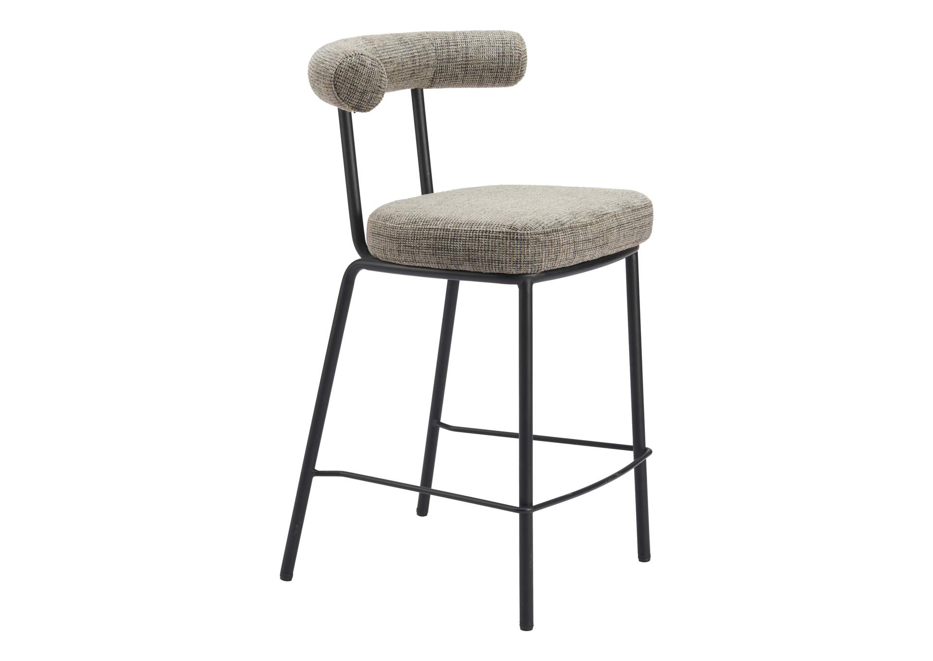 Kede Counter Stool Green Tweed image 1