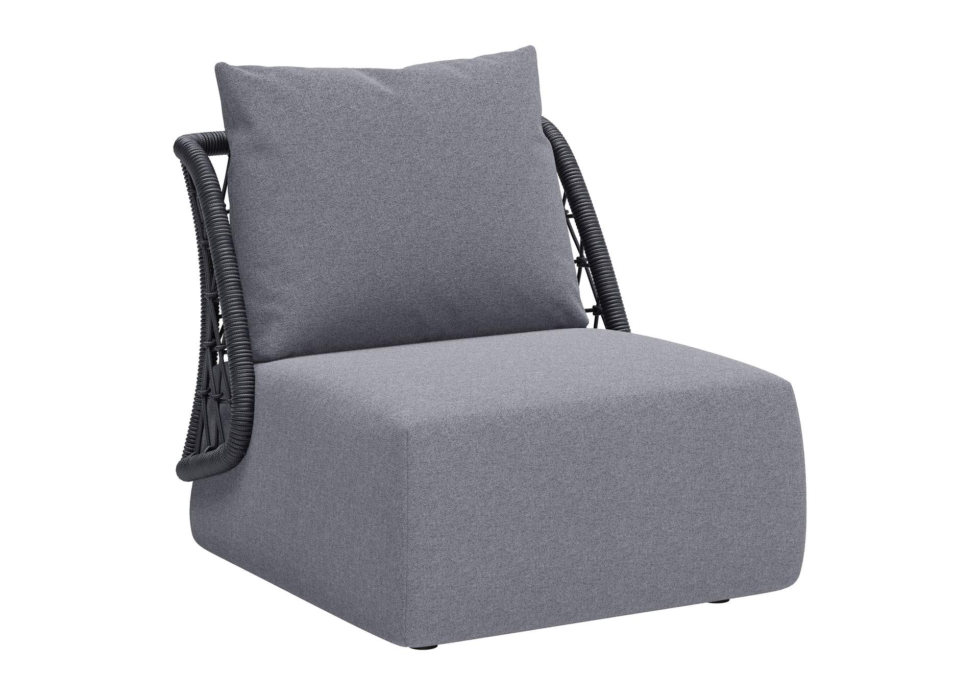 Mekan Outdoor Accent Chair Gray image 10