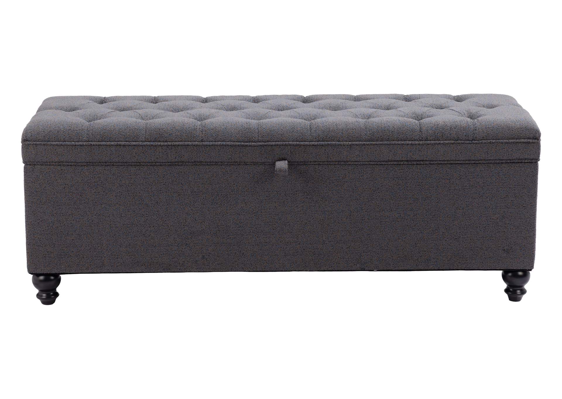 Halifax Storage Bench Gravel Gray image 4