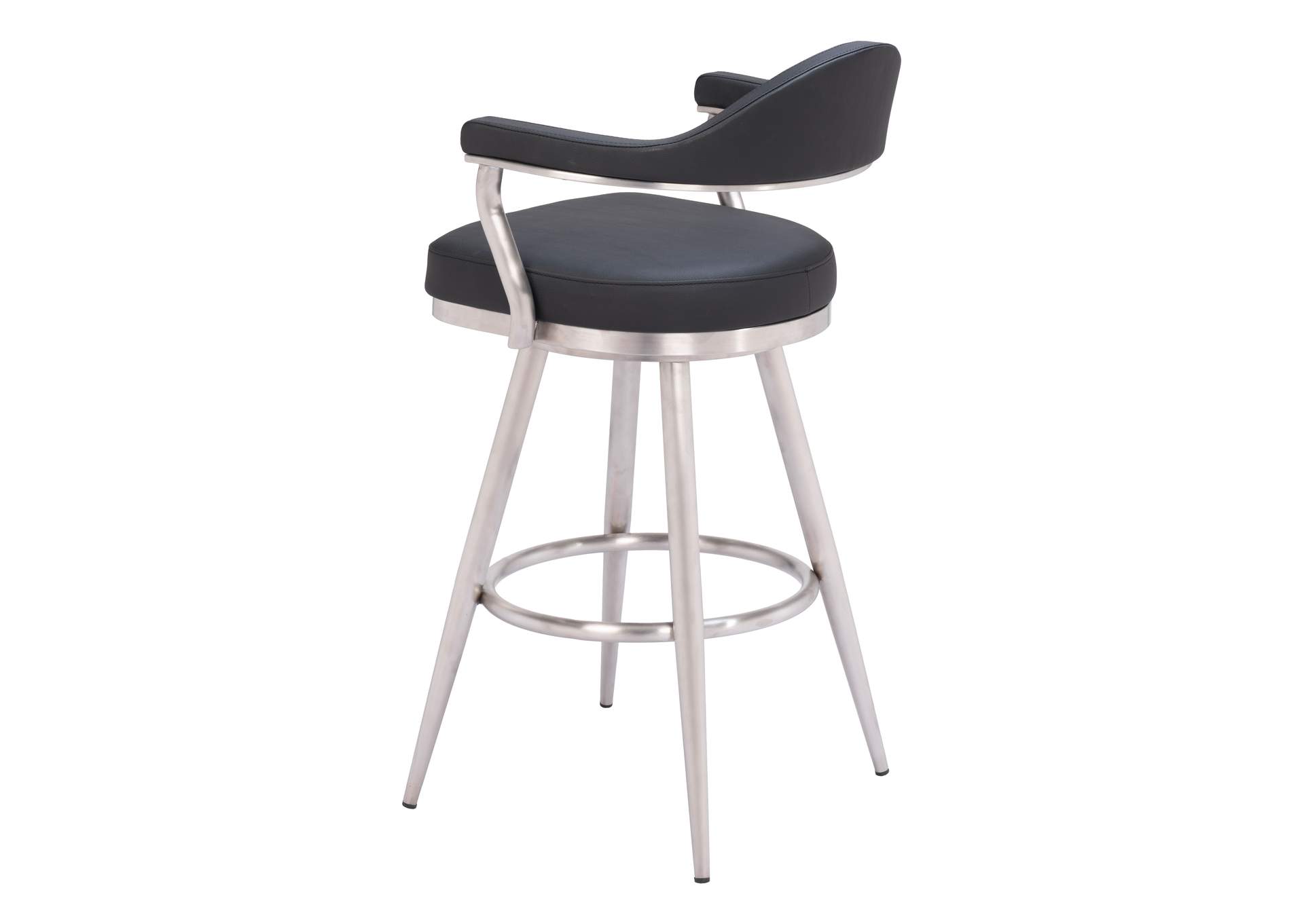 Vagur Swivel Barstool Black image 7