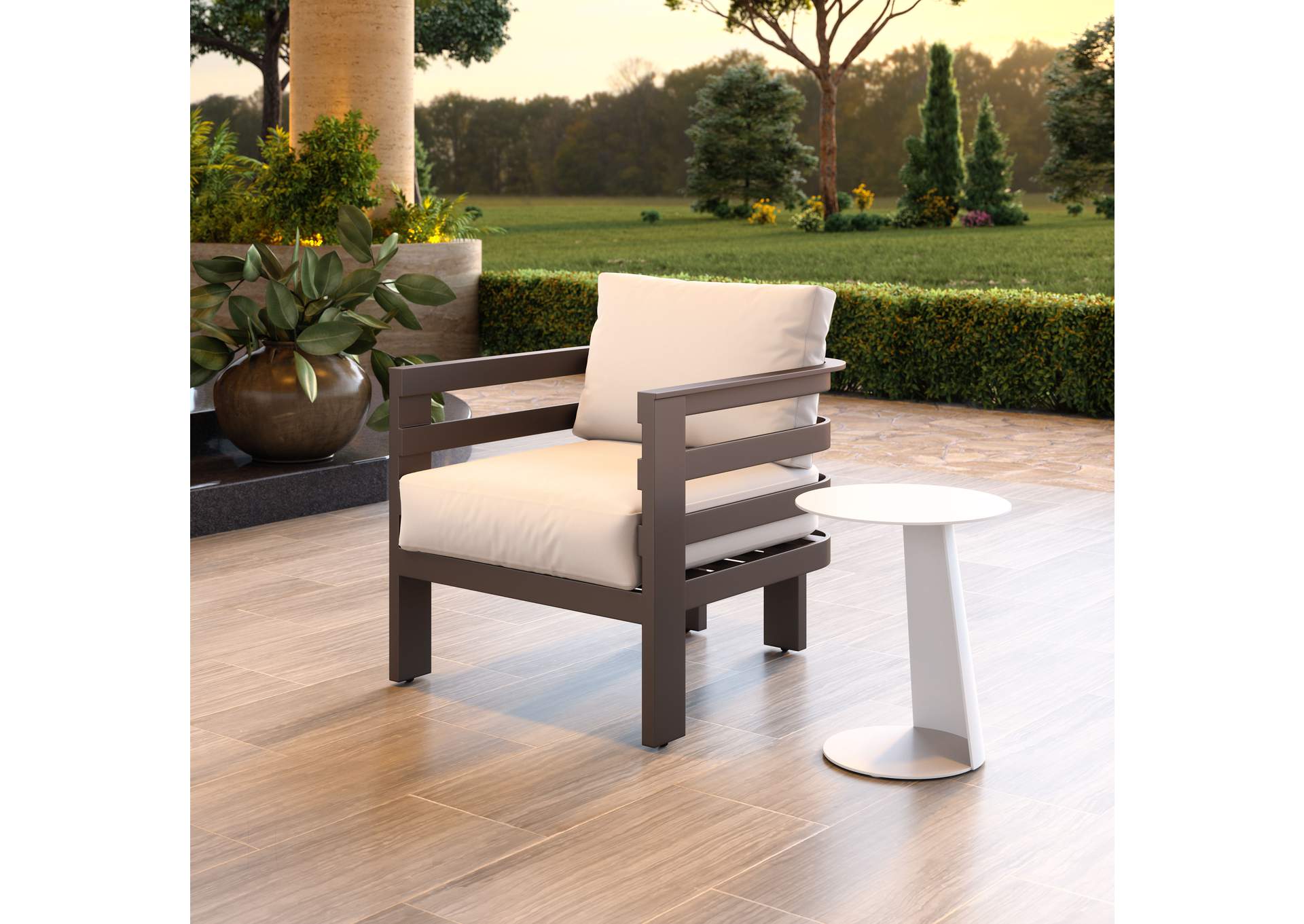 Bal Outdoor Harbor Armchair White image 1