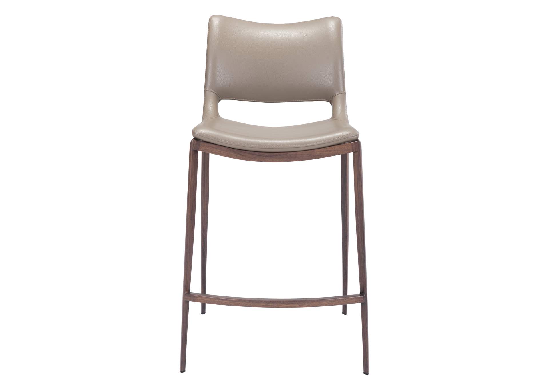 Ace Counter Stool (Set Of 2) Brown & Walnut image 5