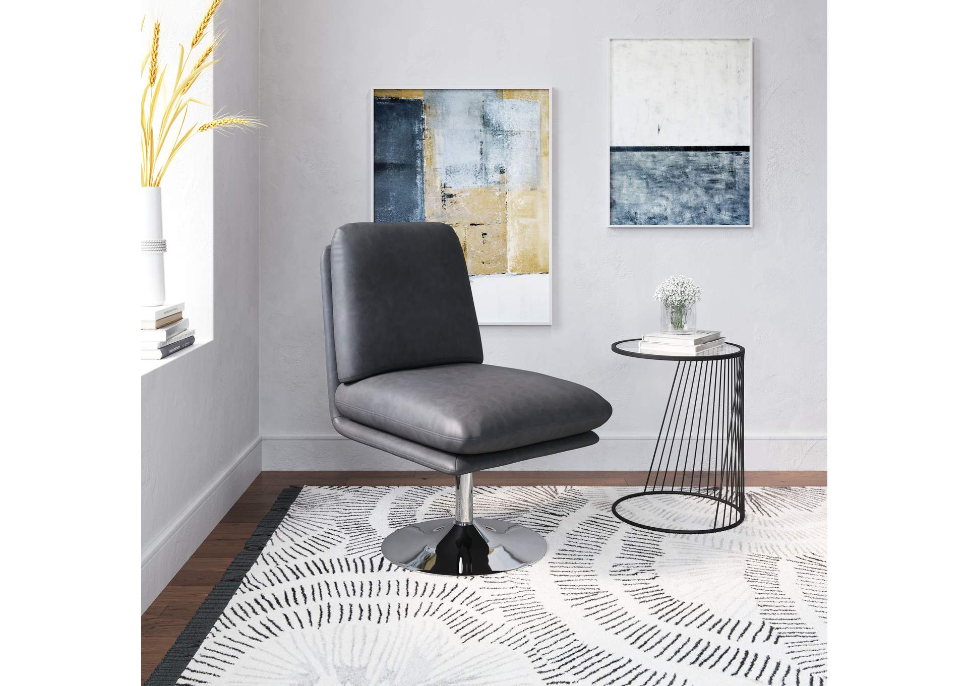 Rory Accent Chair Gray image 1