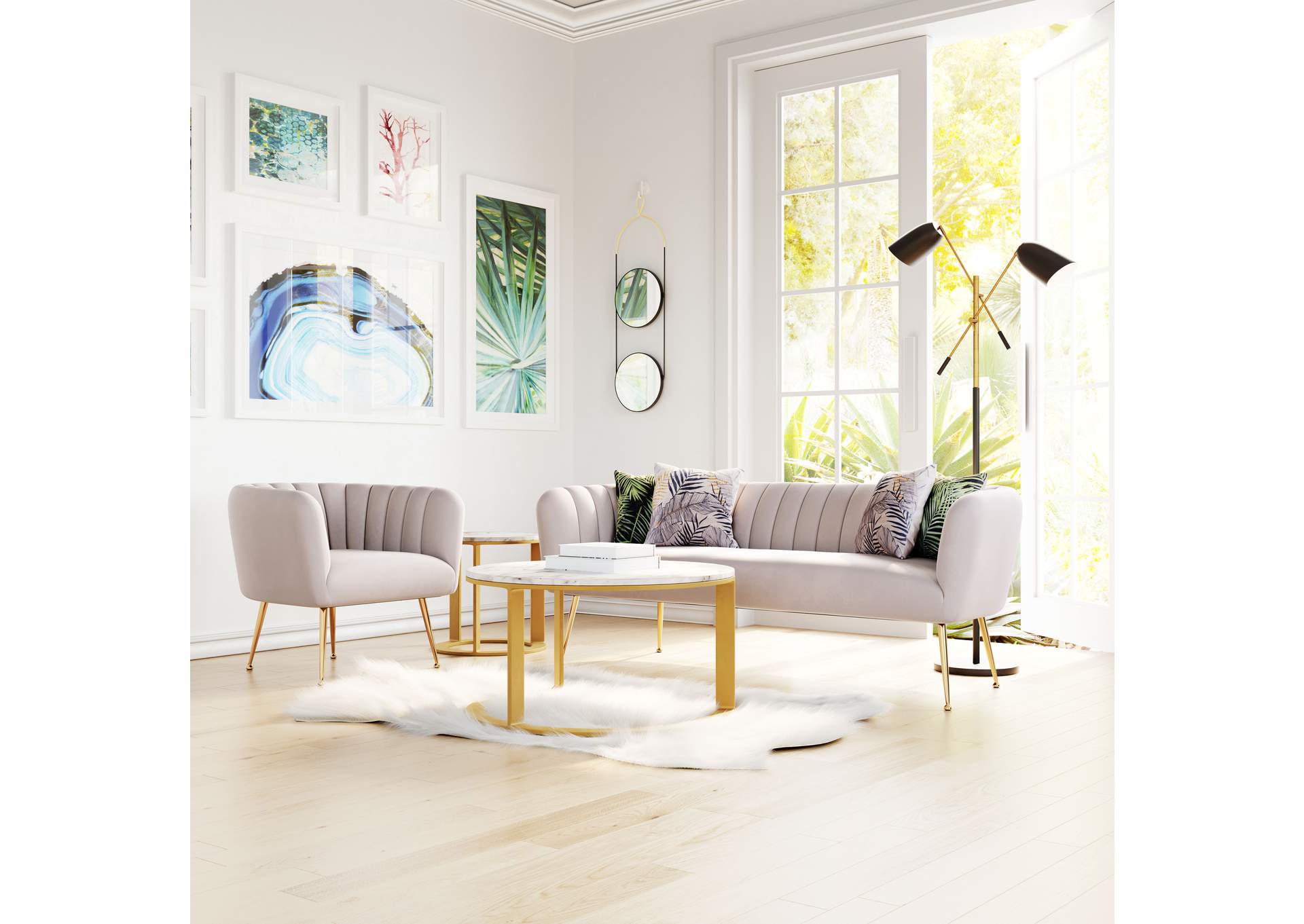 Deco Sofa Beige image 3