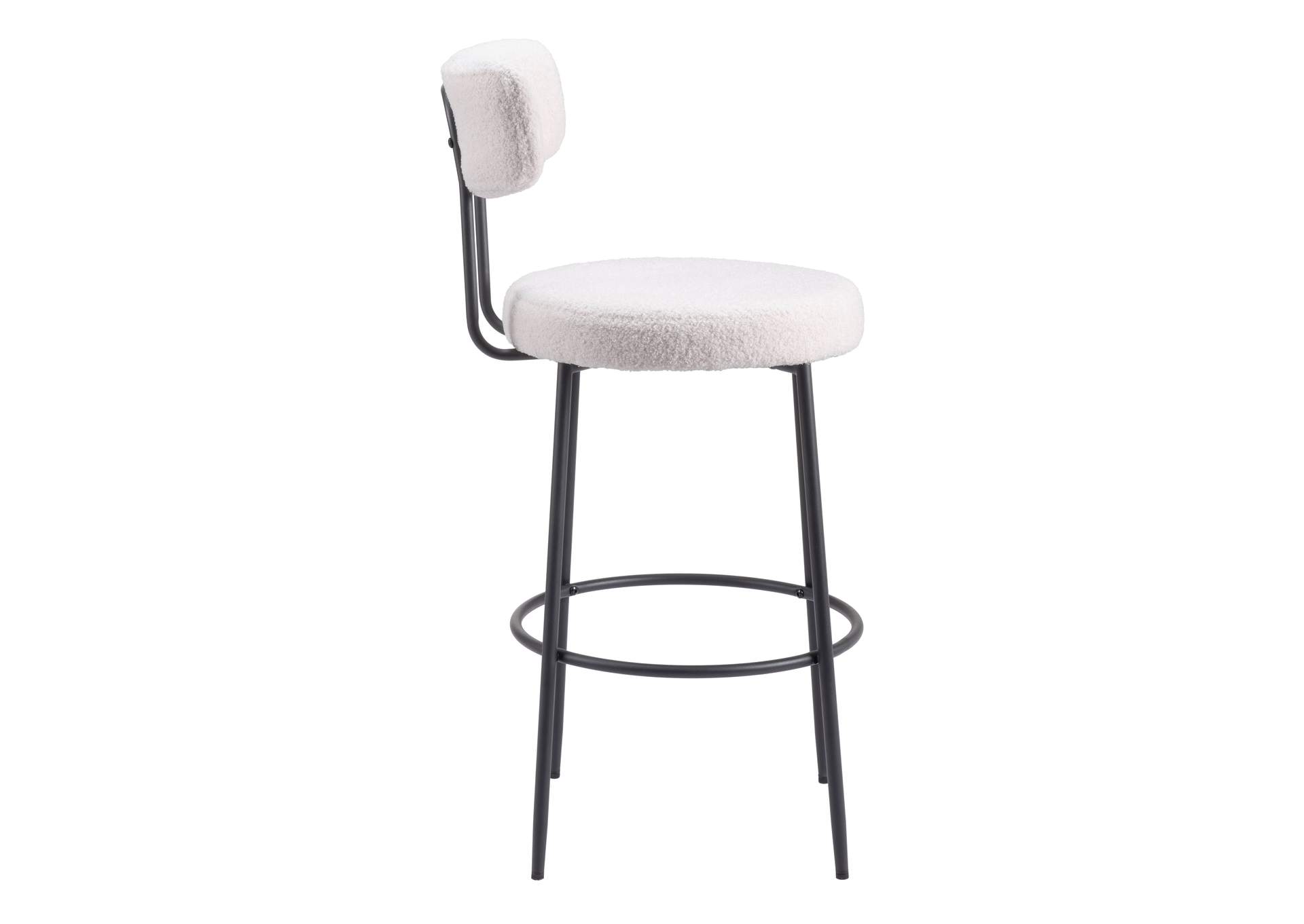 Blanca Barstool (Set Of 2) Ivory image 4