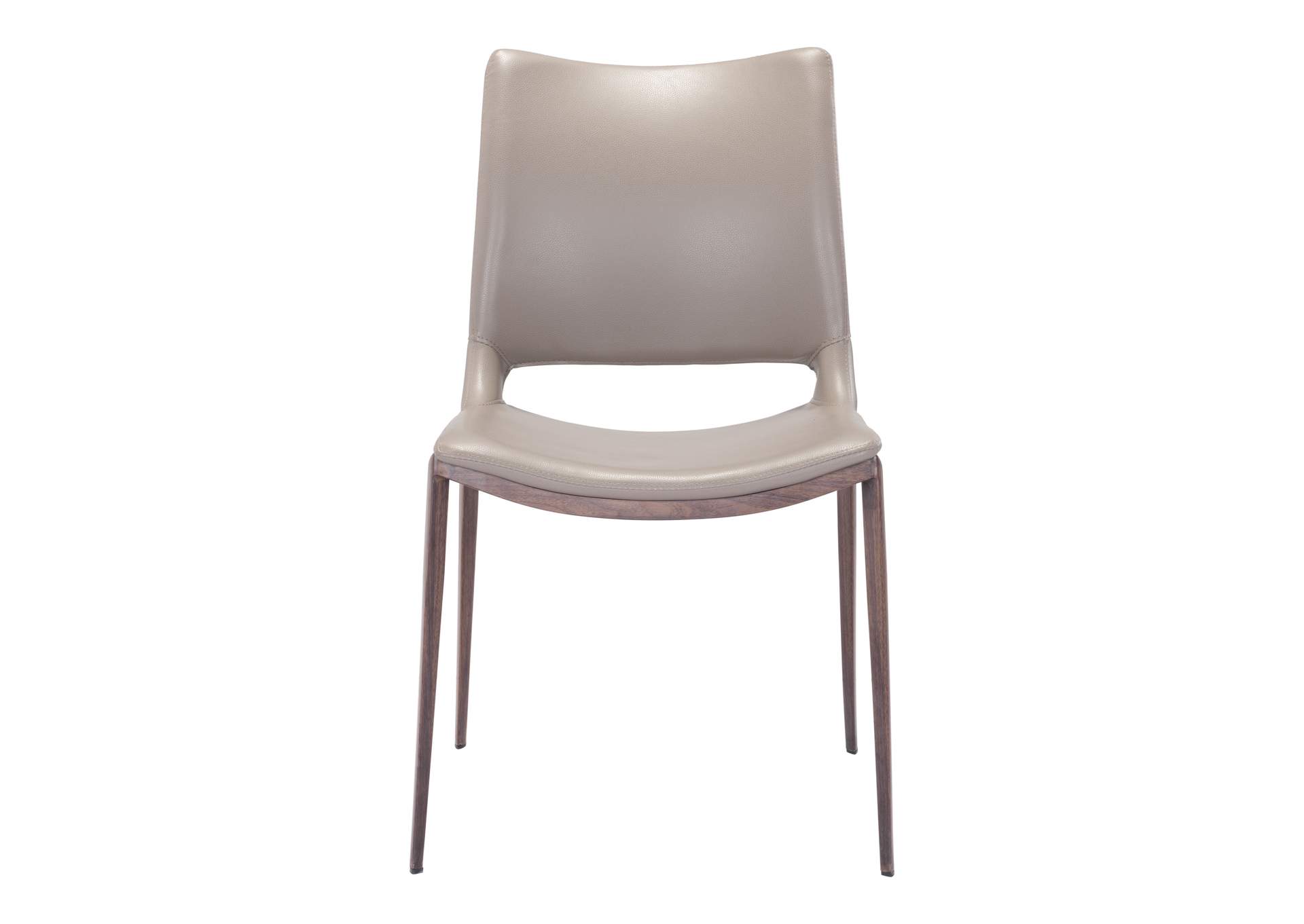 Ace Dining Chair (Set Of 2) Brown & Walnut image 6