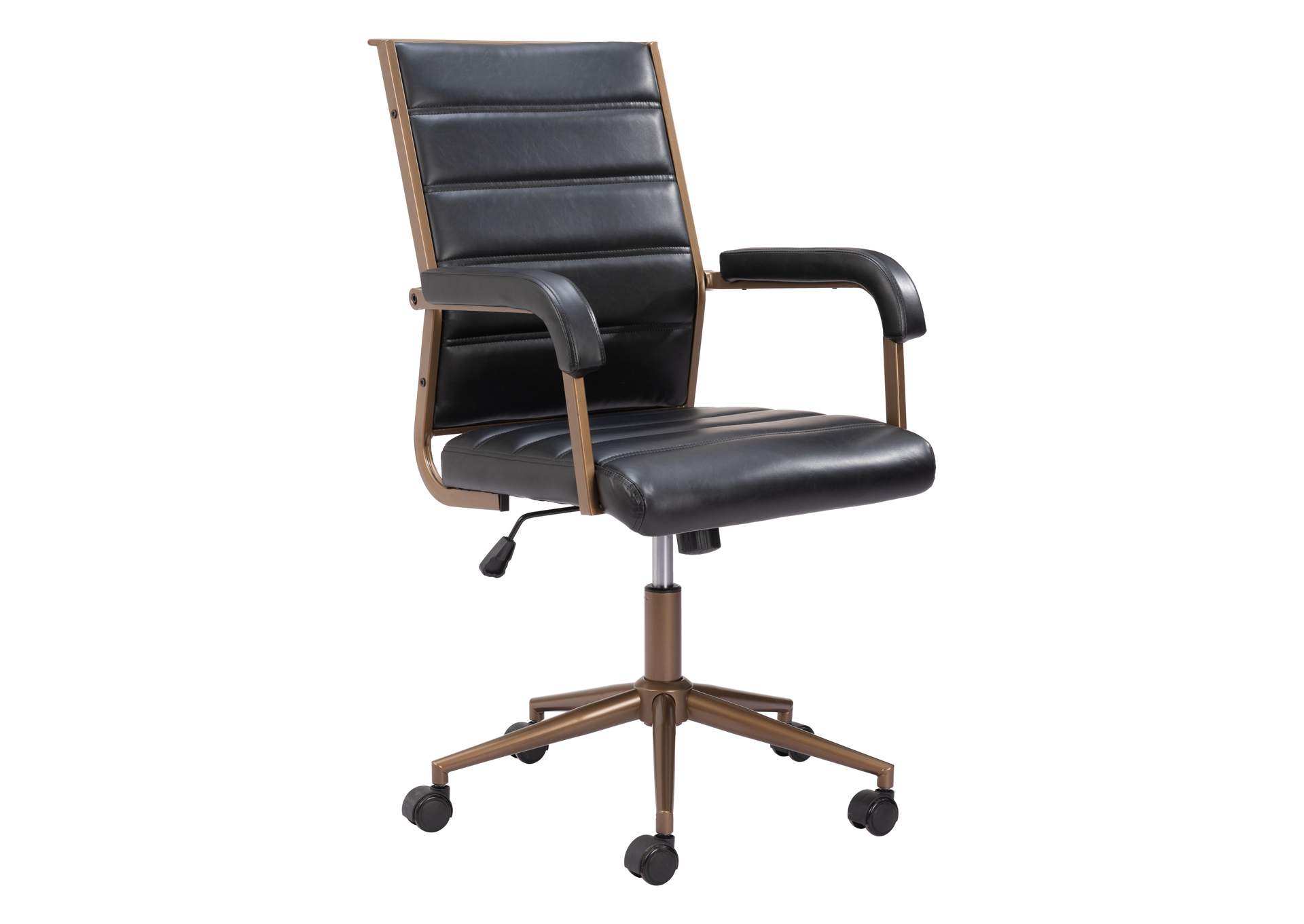 Auction Office Chair Vintage Black image 4