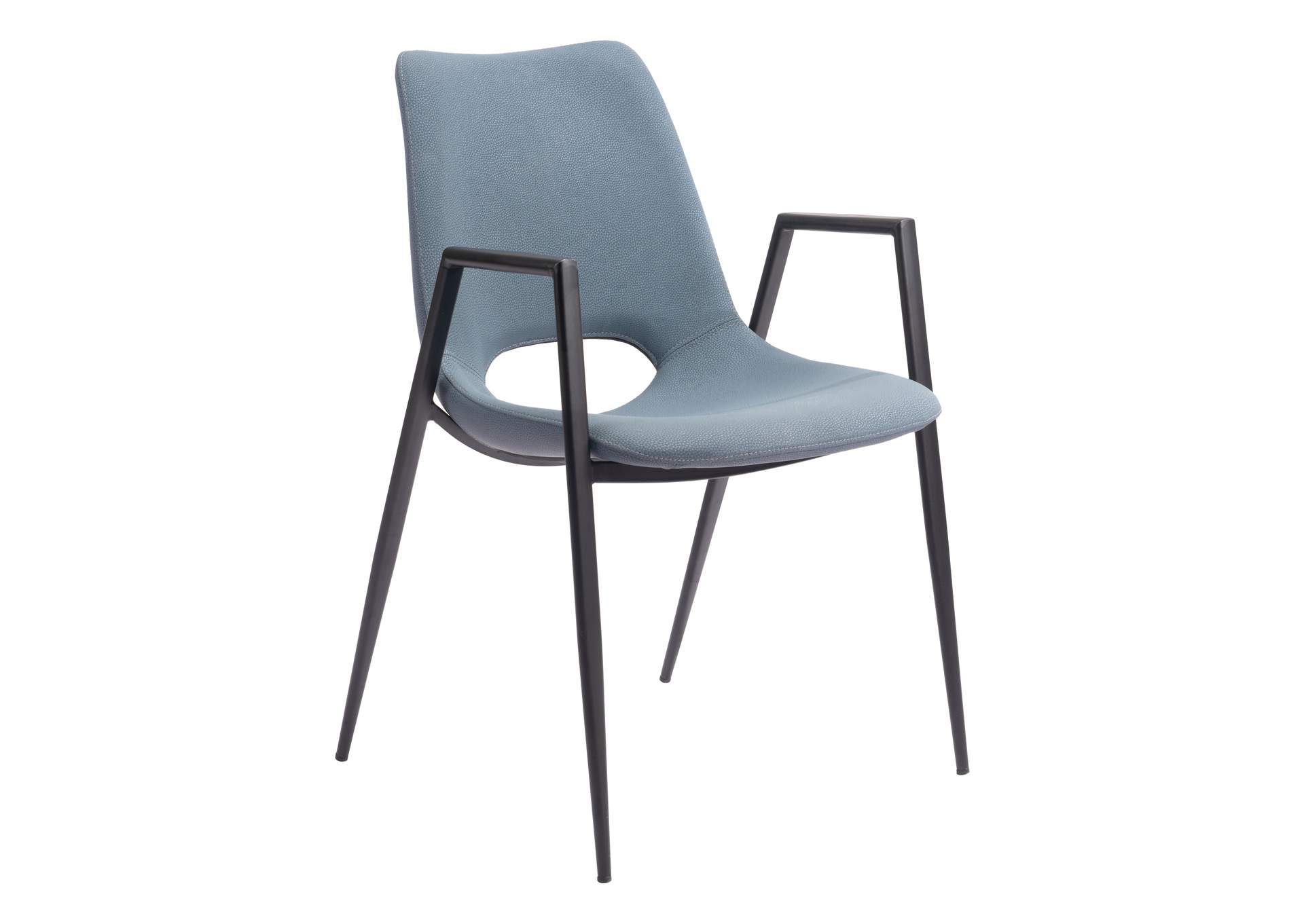 Desi Dining Chair (Set Of 2) Azure Gray image 4