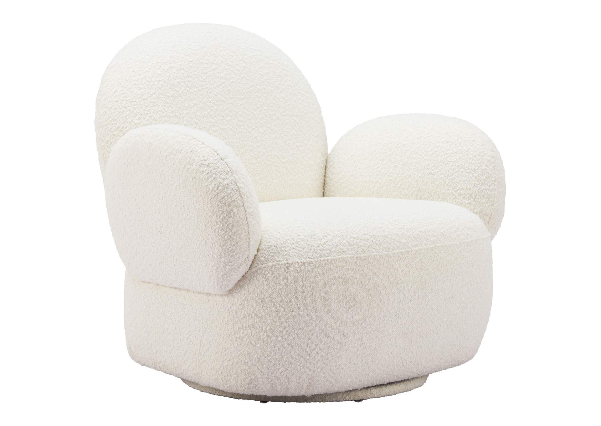 Pilka Swivel Chair White image 4