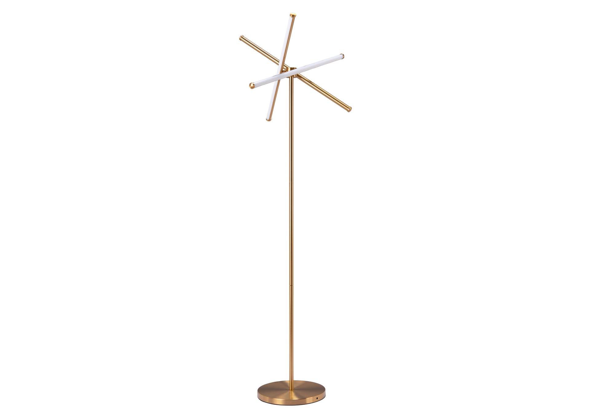 Garza Floor Lamp Brass image 8