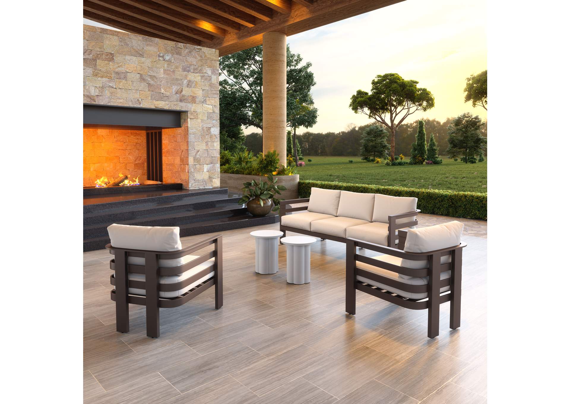 Bal Outdoor Harbor Armchair White image 3
