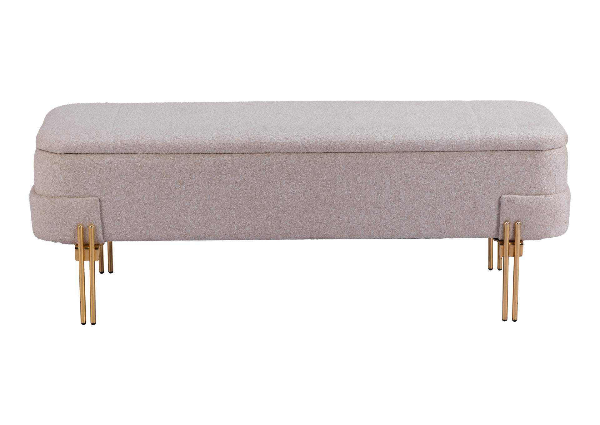 Lebreton Storage Bench Oatmeal Beige image 6