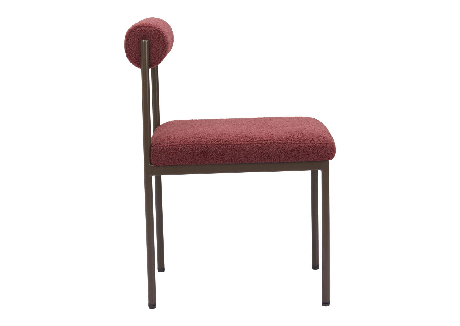Livorno Dining Chair Red & Bronze image 3