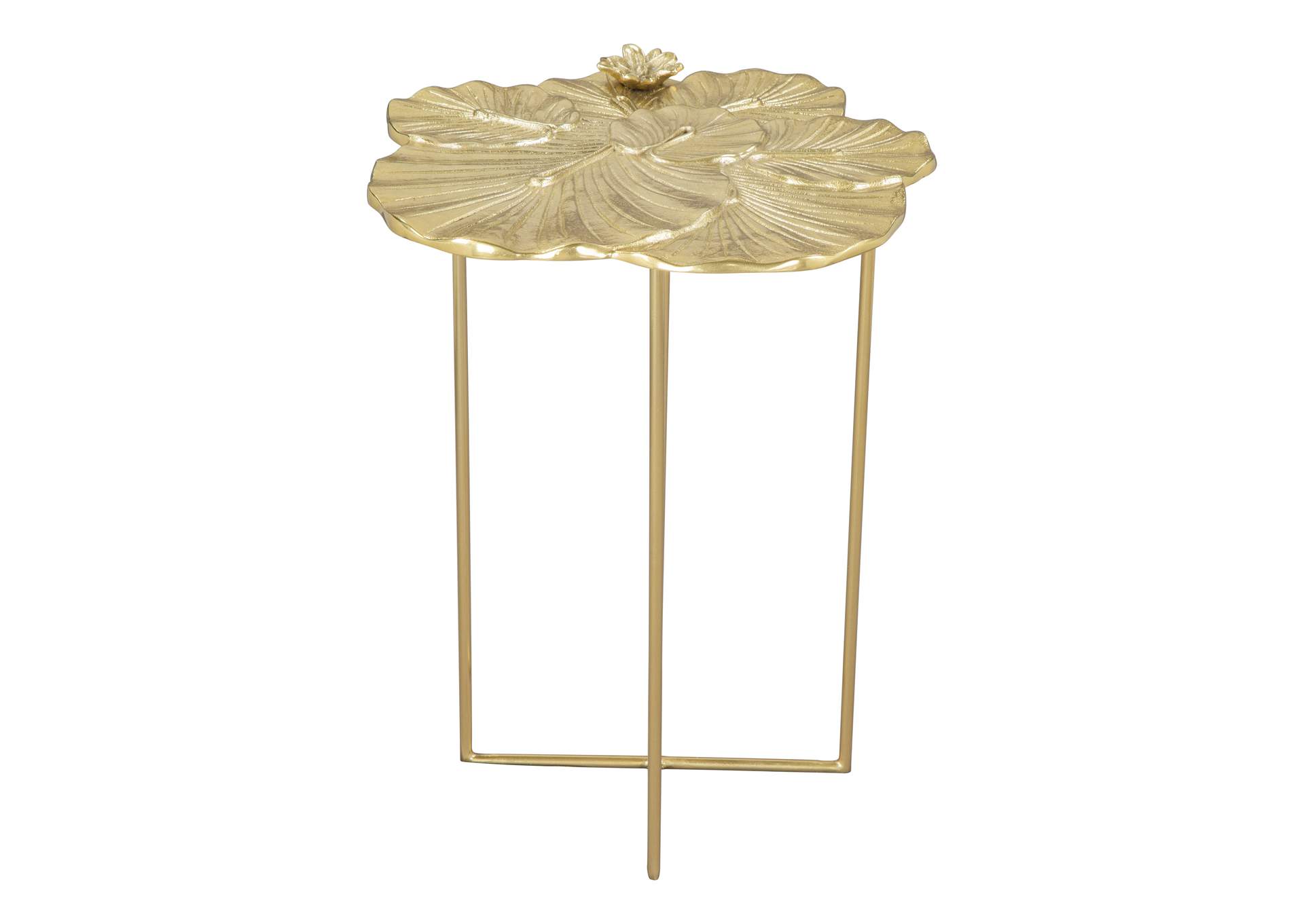 Lotus Side Table Gold image 5