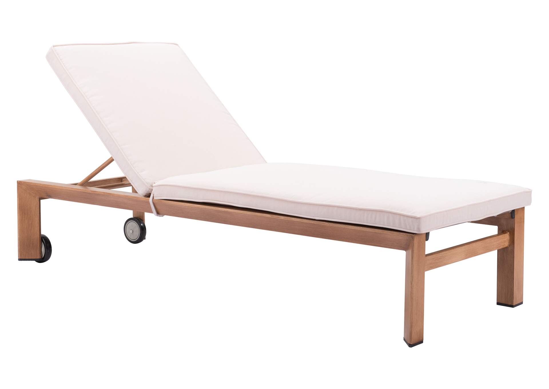 Cozumel Outdoor Lounge Chair Beige & Natural image 3