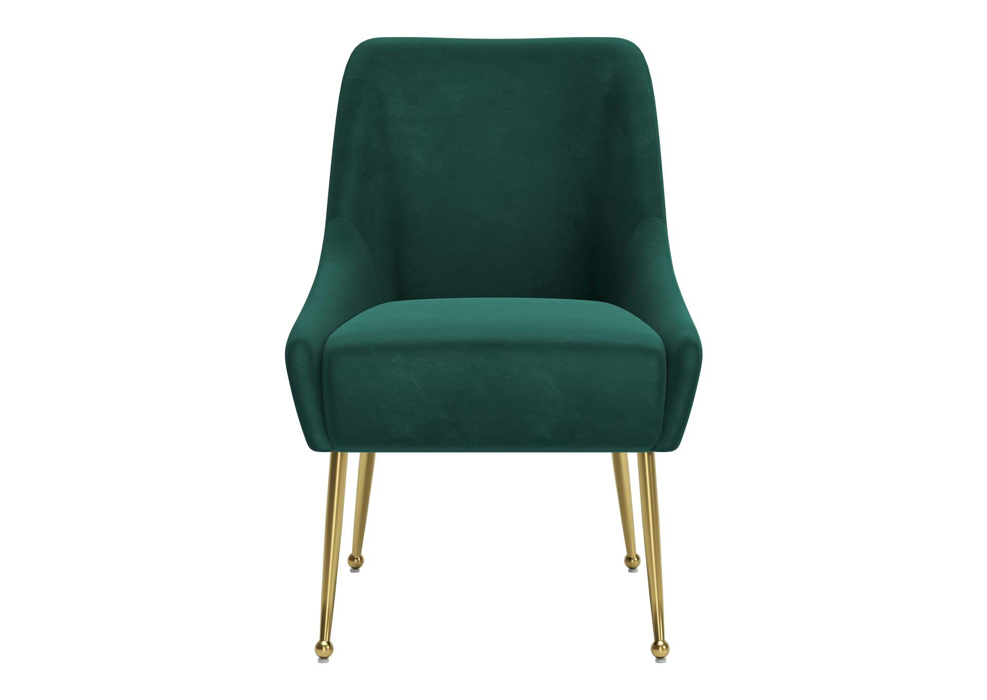 Maxine Dining Chair Green & Gold image 6