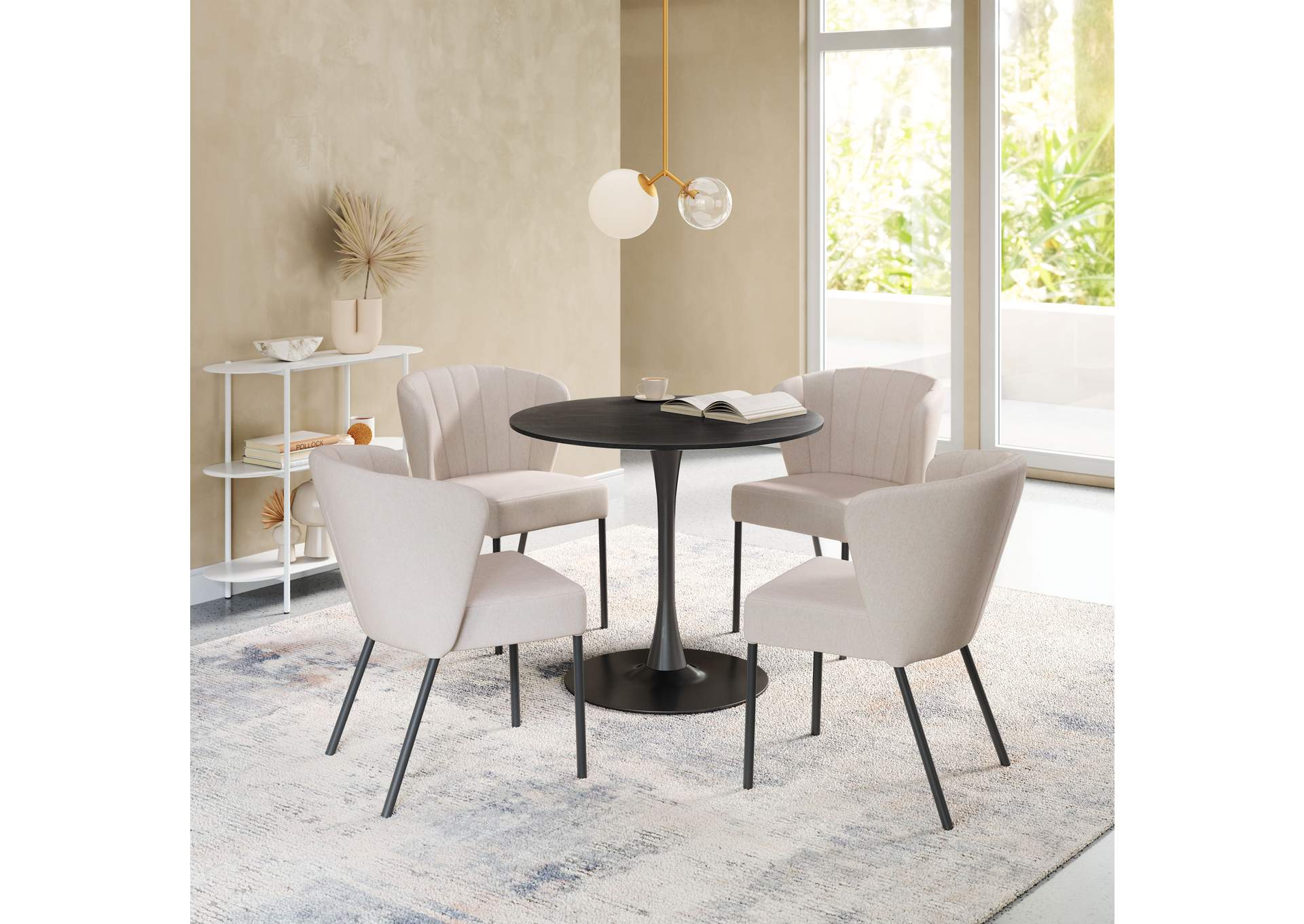 Aimee Dining Chair (Set Of 2) Beige image 3
